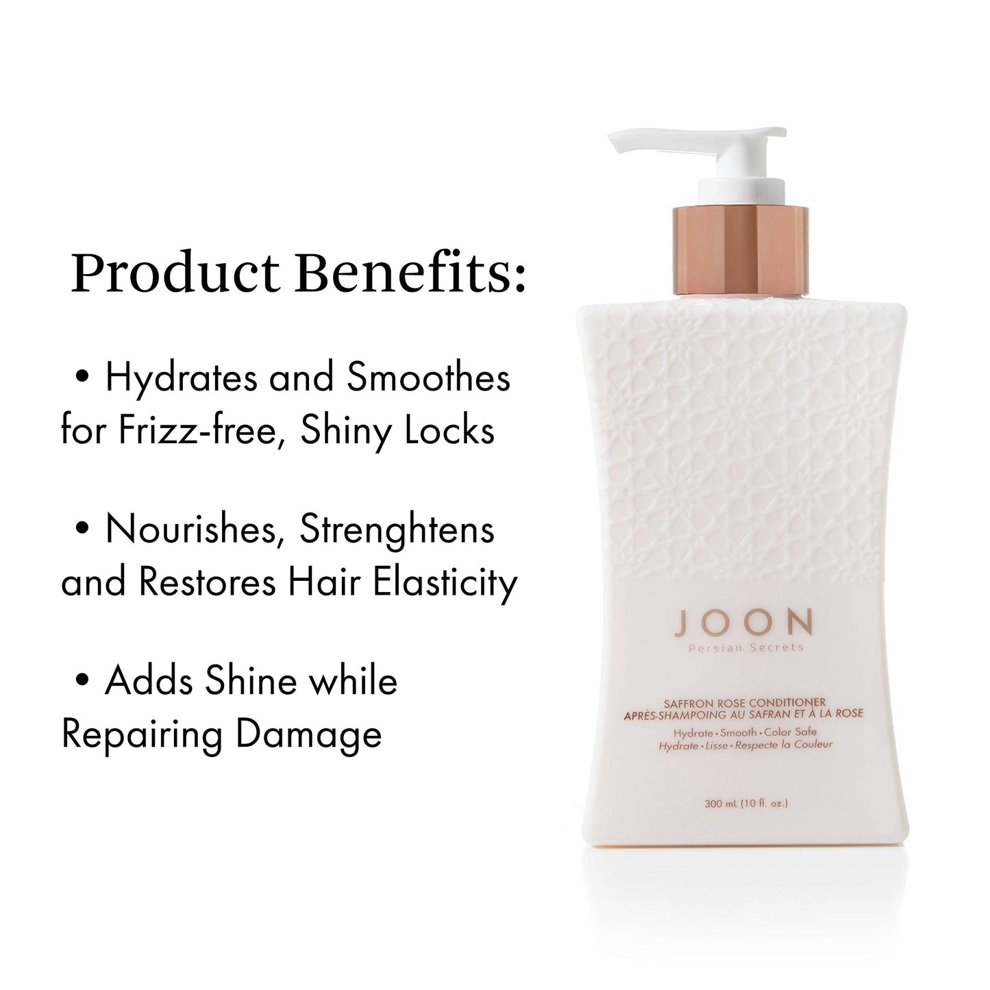 White Smoke Joon Saffron Rose Conditioner + Pomegranate & Pistachio Oil, 10 Fl. Oz.