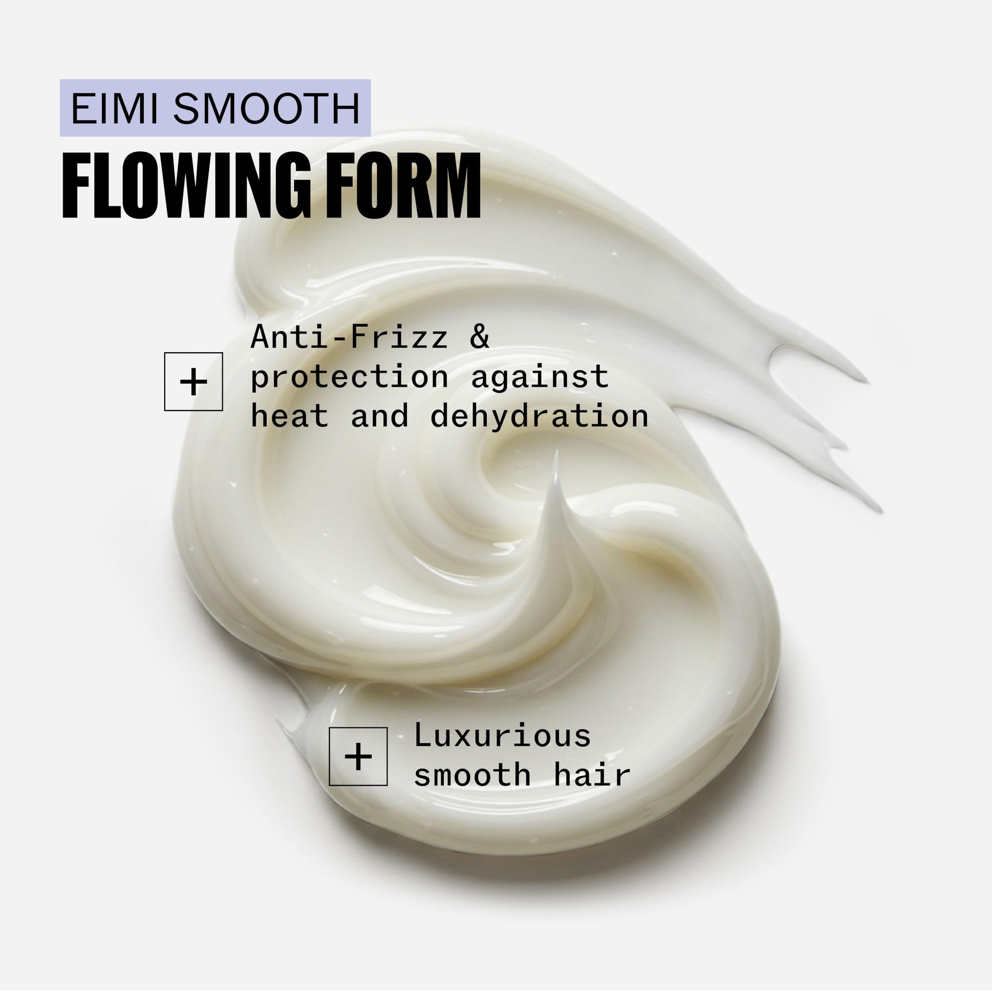White Smoke Wella Professionals EIMI Flowing Form Anti-Frizz Smoothing Balm | For Frizzy, Damaged Hair | Provides Smooth & Natural Sleek Finish | 3.38 Fl Oz