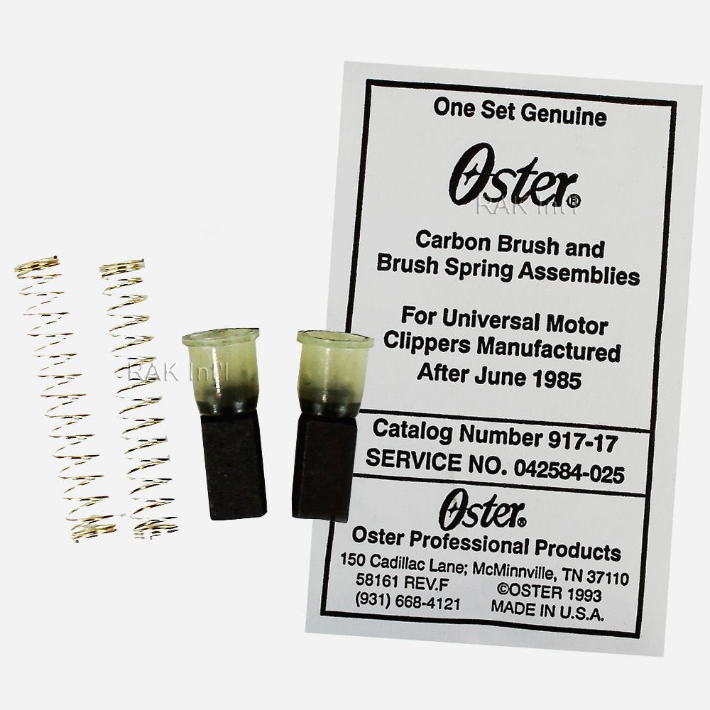 White Smoke Oster A5 Clipper Repl Brush/Spring Assembly