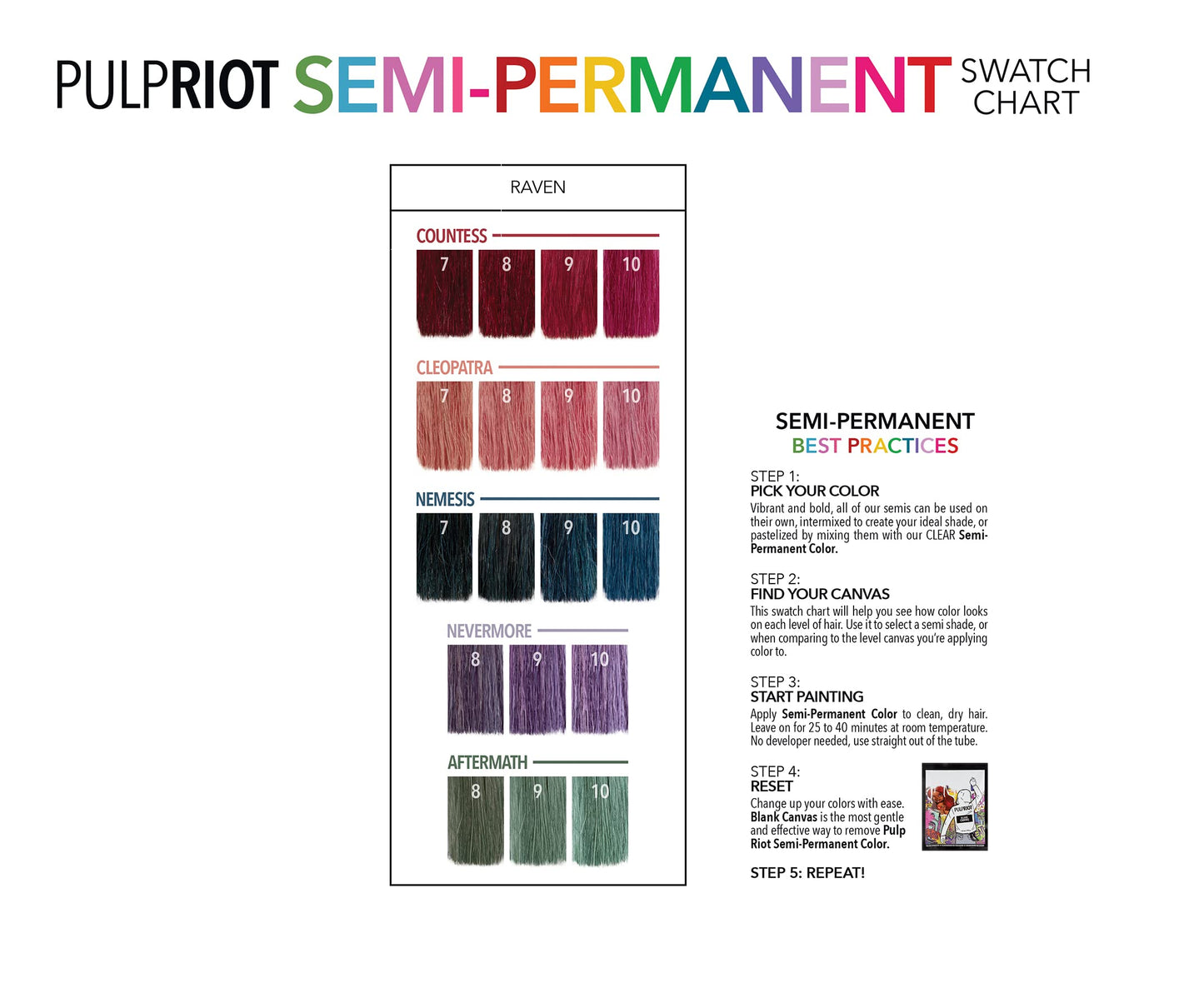 Pulp Riot Nemesis Semi Permanet Hair Color - 4 oz