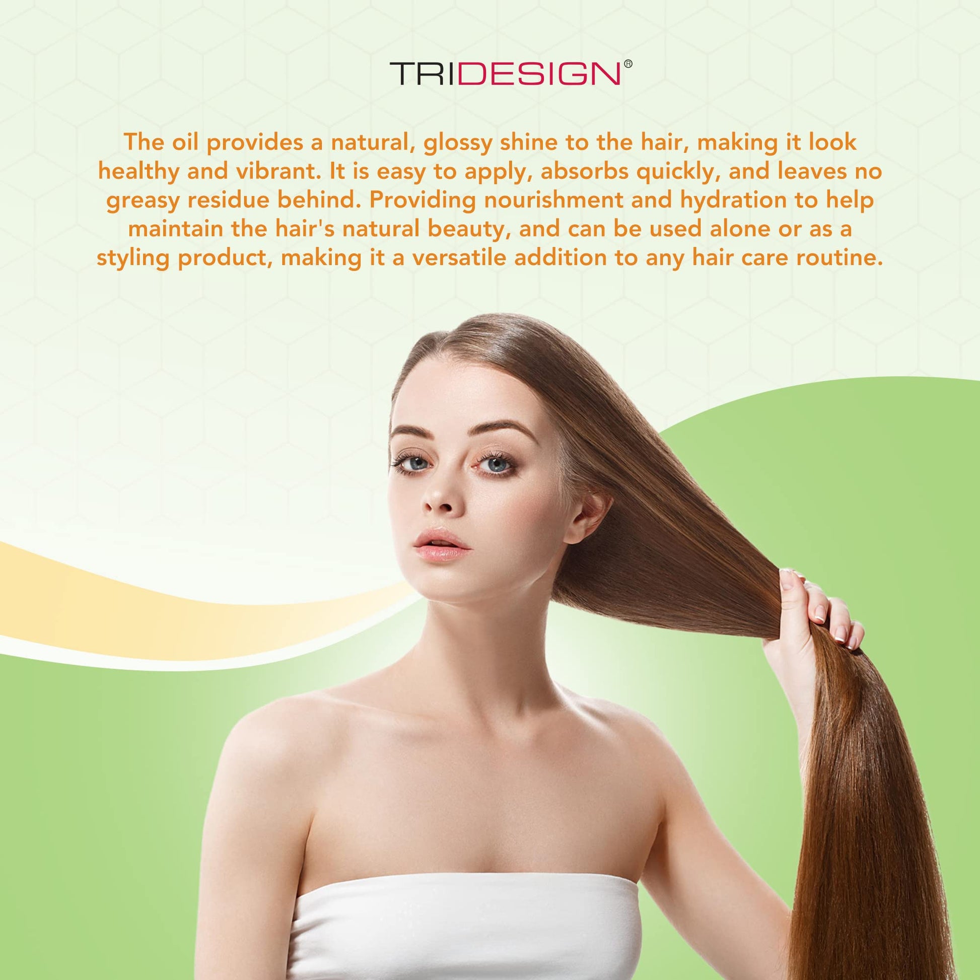 Seashell TRIDESIGN Aeroplex Bonding Oil - Repairs, Promotes Growth & Prevents Breakage - Silky Serum for Dry, Damaged & Frizzy Hair - Travel Size 30ml - Salon-Tested with UV & Heat Protection
