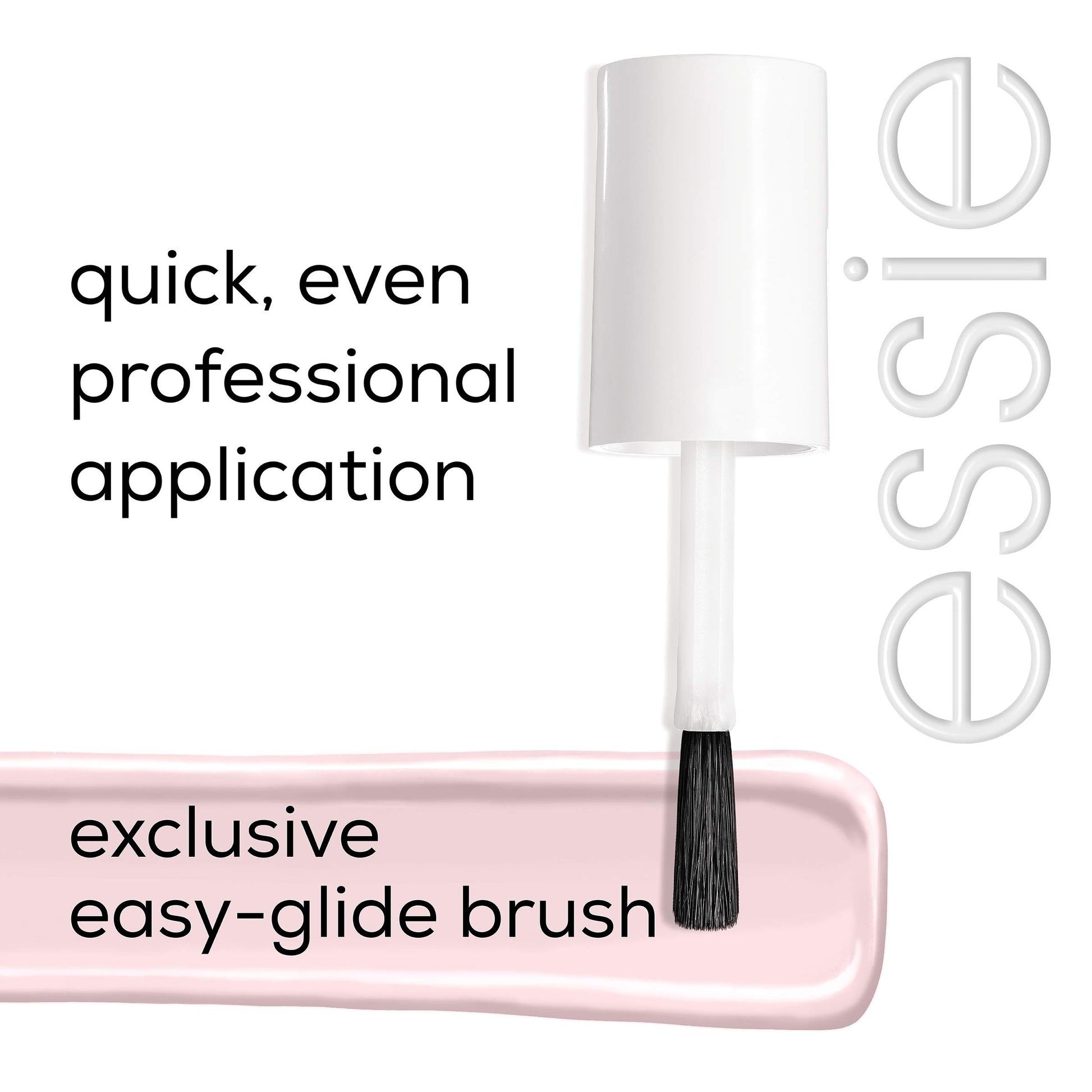 White Smoke essie Nail Polish, Glossy Shine Finish, Petal Pushers, 0.46 fl. oz.