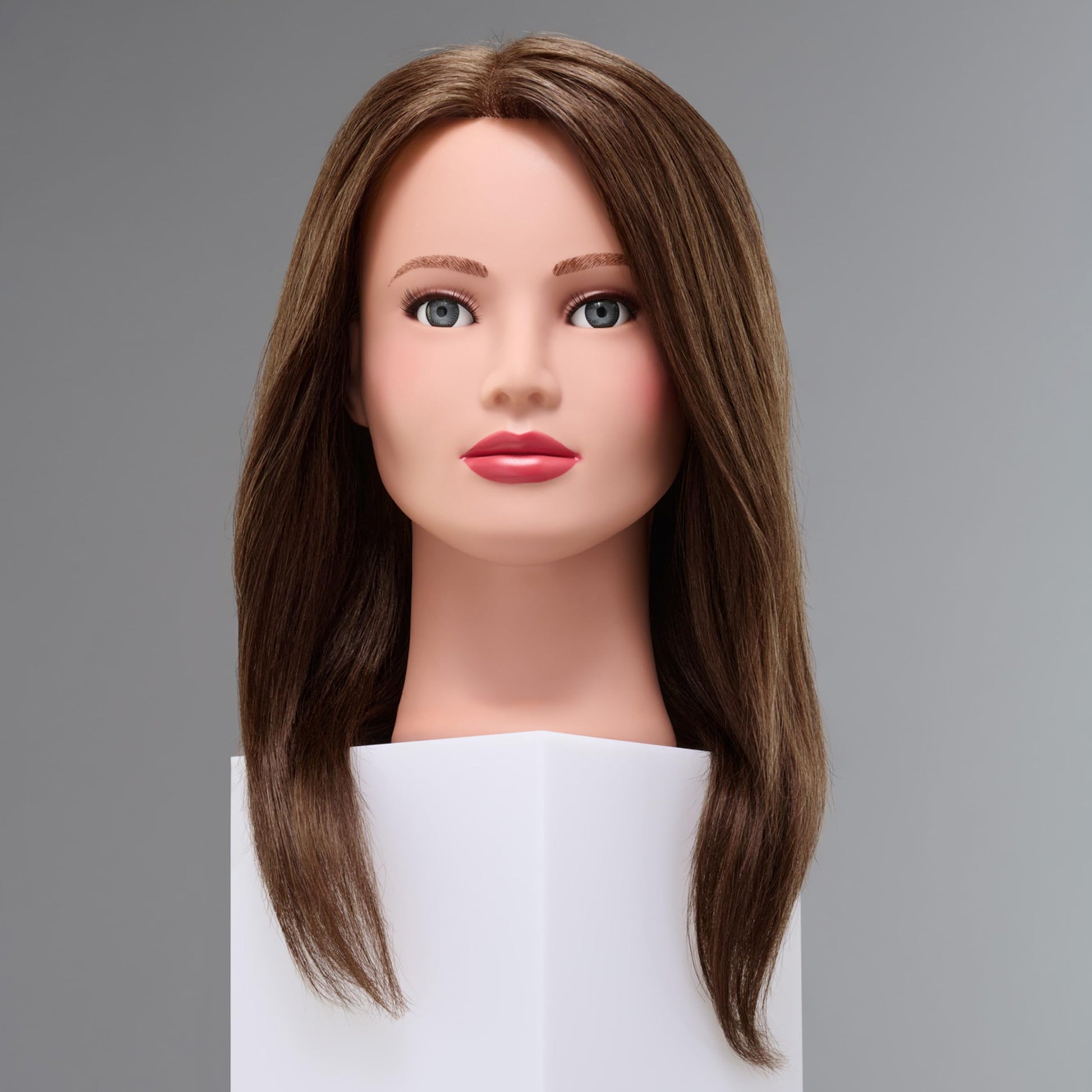 Dark Gray Fromm Penelope Mannequin Hair, 18 to 20 Inch