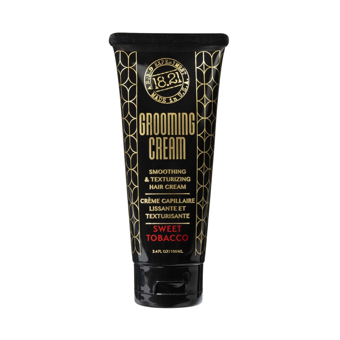 White Smoke 18.21 Man Made - Grooming Hair Smoothing & Texturizing Cream for Men – Frizz Control, Lightweight Styling with Soft Hold & Natural Finish - 3.4 oz
