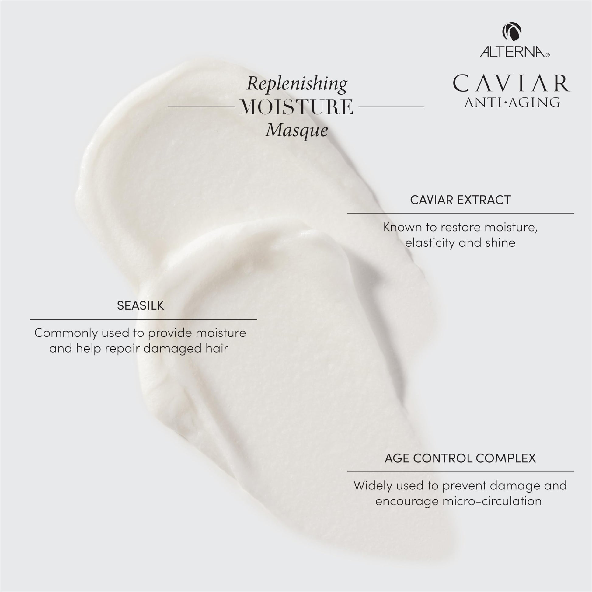 Lavender Alterna Caviar Anti-Aging Replenishing Moisture Masque, | Replenishes Dry, Coarse, Damaged Hair | Sulfate Free , 5.7 Ounce (Pack of 1)