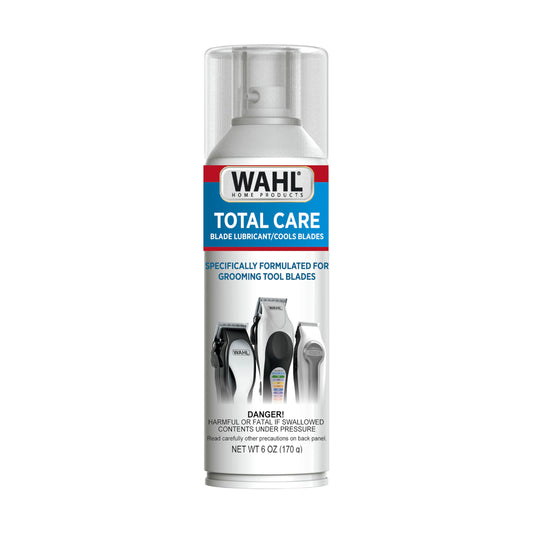 Light Gray Wahl Total Care Blade Coolant Clipper Spray – For Hair Clippers & Beard Trimmers for Men, Model 3776P