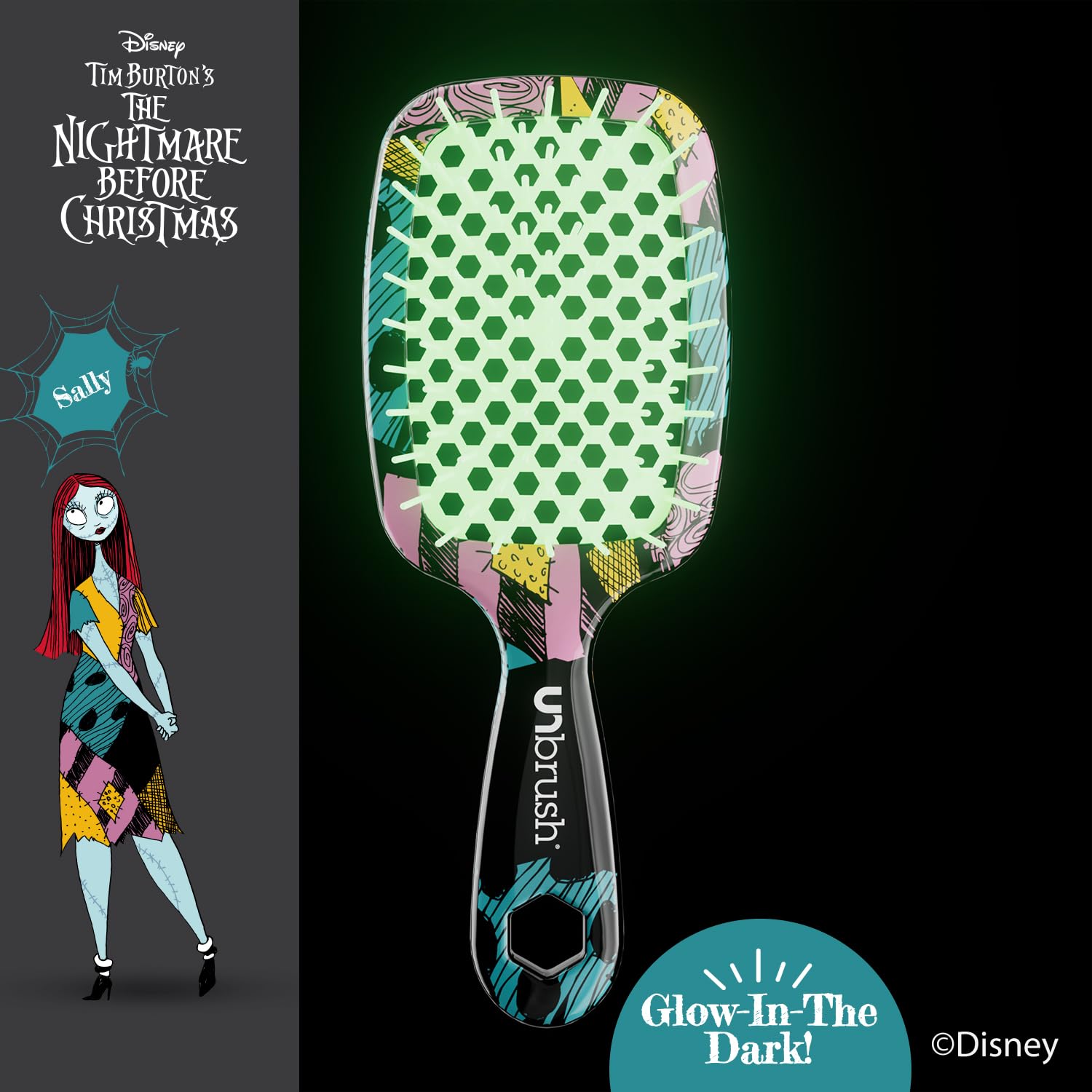 Black FHI Heat UNbrush Nightmare Before Christmas Collection - Sally