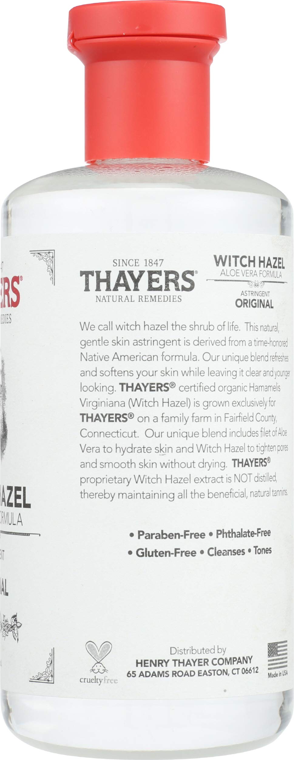 Lavender Thayers Witch Hazel with Aloe Vera, Original Astringent 12 oz