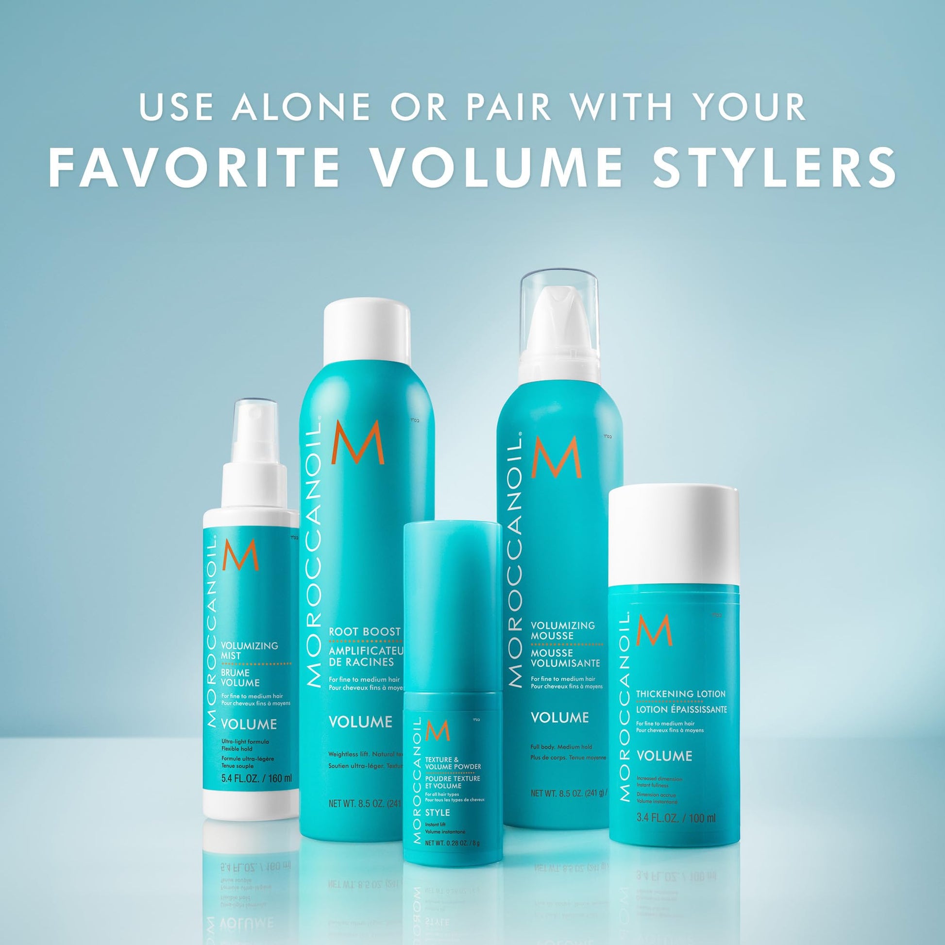 Light Steel Blue Moroccanoil Texture & Volume Powder, 0.28 Fl. Oz.