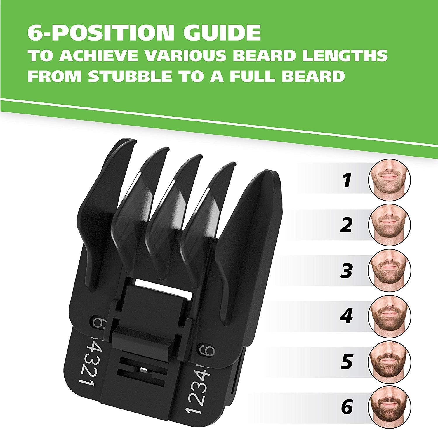 White Smoke Wahl Clipper Corp 9916-817 Beard/Mustache Trimmer