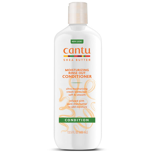 White Smoke Cantu Moisturizing Rinse Out Conditioner with Shea Butter, 13.5 fl oz