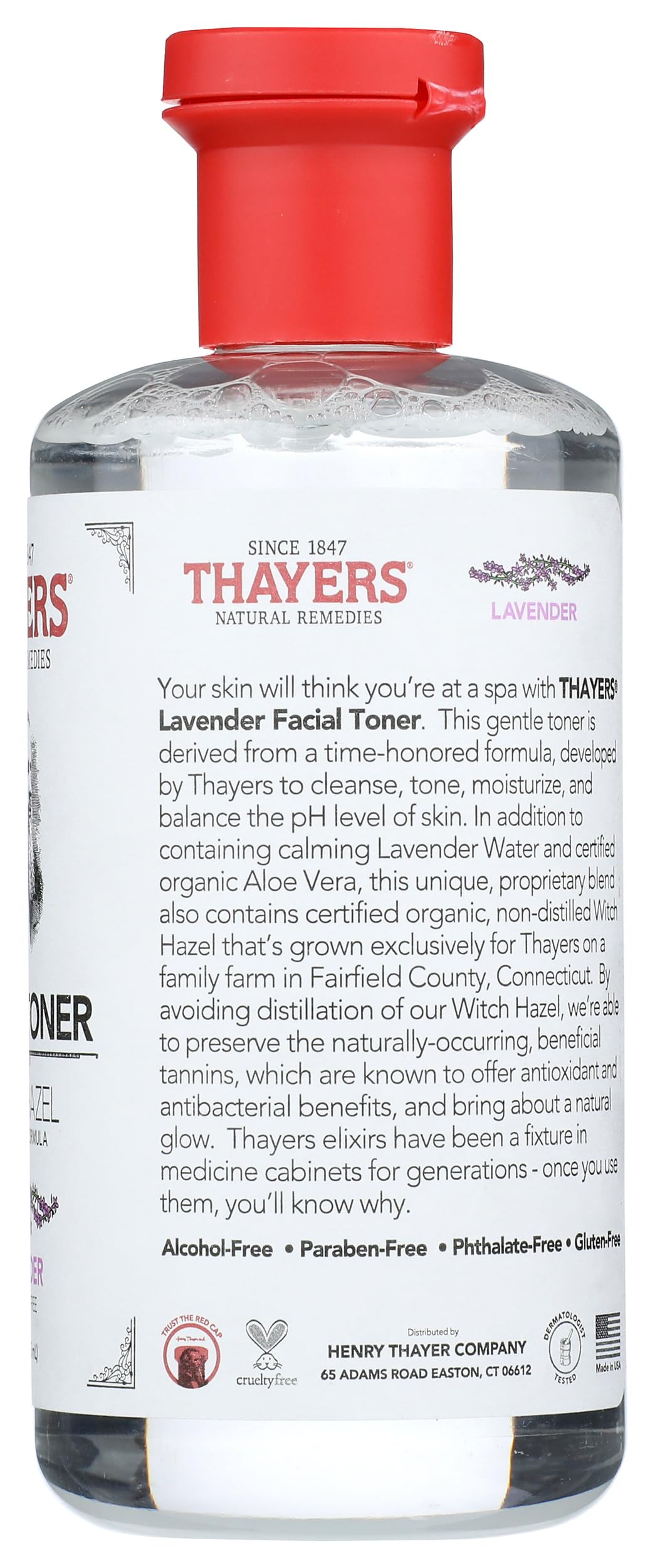 White Smoke THAYERS Lavender Witch Hazel Toner, 12 FZ