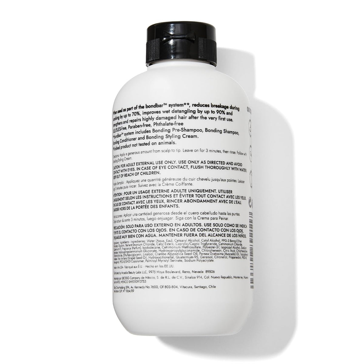 Light Gray Bondbar Conditioner for Damaged Hair, Repairs, Protects, Strengthens & Hydrates All Hair Types & Textures, Vegan, Cruelty-Free, 8 Fl. Oz.