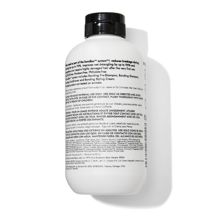 Light Gray Bondbar Conditioner for Damaged Hair, Repairs, Protects, Strengthens & Hydrates All Hair Types & Textures, Vegan, Cruelty-Free, 8 Fl. Oz.