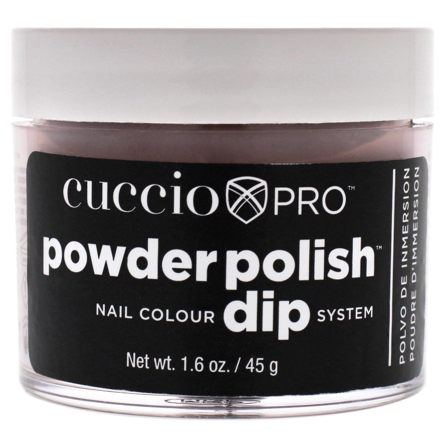 Black Pro Powder Polish Nail Colour Dip System - Semi Sweet On You by Cuccio for Women - 1.6 oz Nail Powder