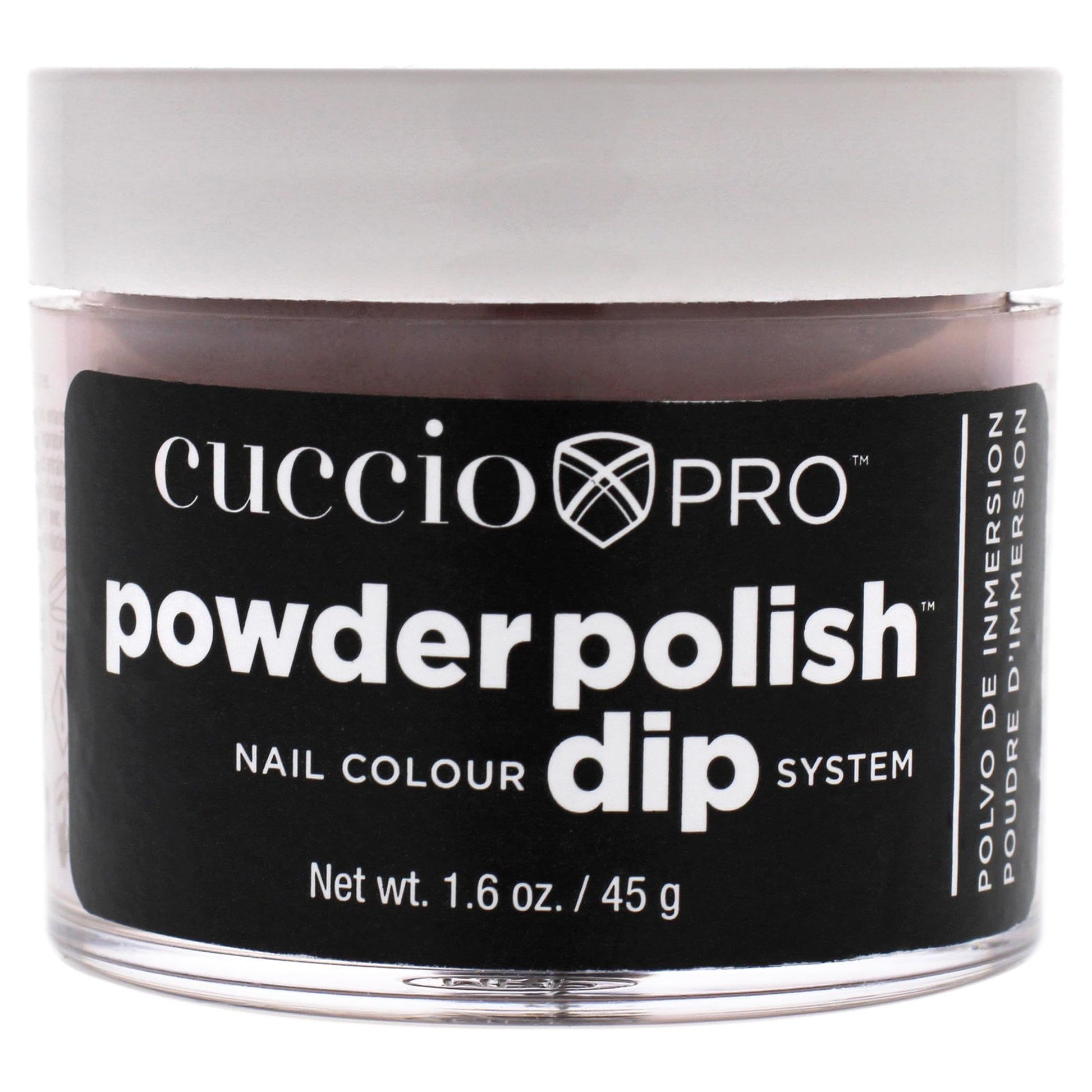 Black Pro Powder Polish Nail Colour Dip System - Semi Sweet On You by Cuccio for Women - 1.6 oz Nail Powder