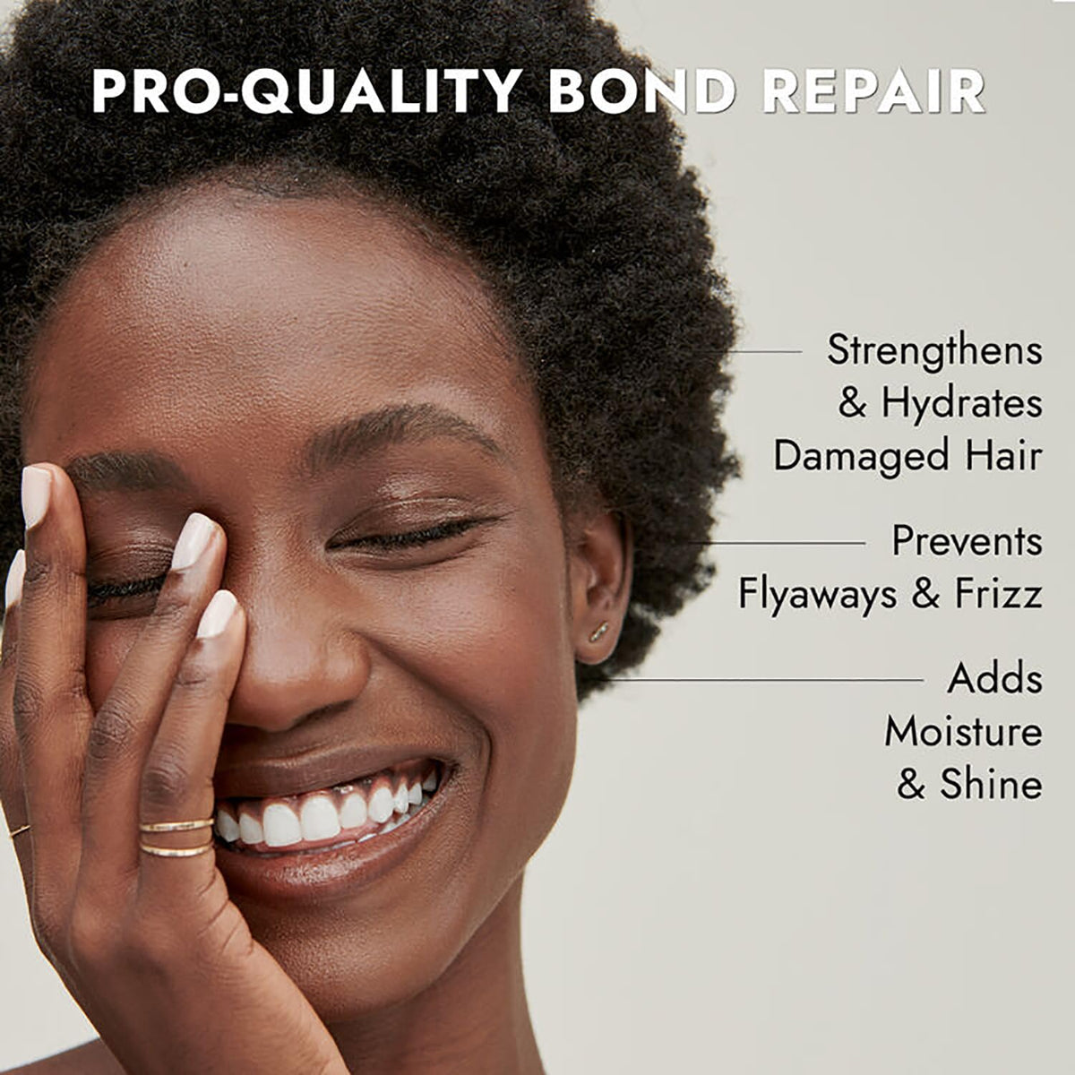 Light Gray Bondbar Repairing Shampoo & Conditioner, Protects, Strengthens & Hydrates All Hair Types & Textures, Prevents Flyaways & Frizz, Adds Moisture & Shine, Vegan, Cruelty-Free, 8 Fl. Oz.
