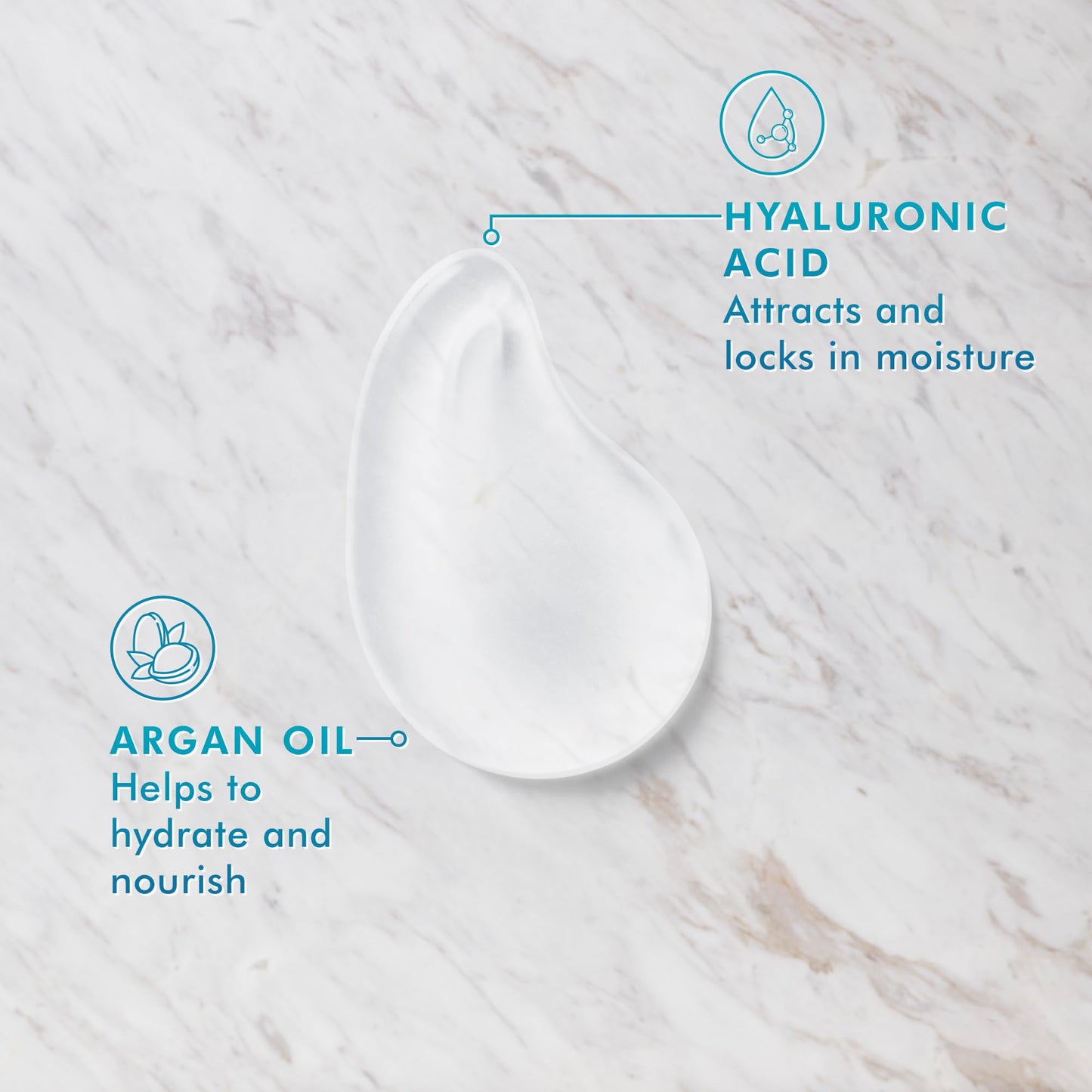 Light Gray Moroccanoil Rinse-Free Hand Cleanser with Hyaluronic Acid, 1.7 Fl. Oz (Pack of 2)
