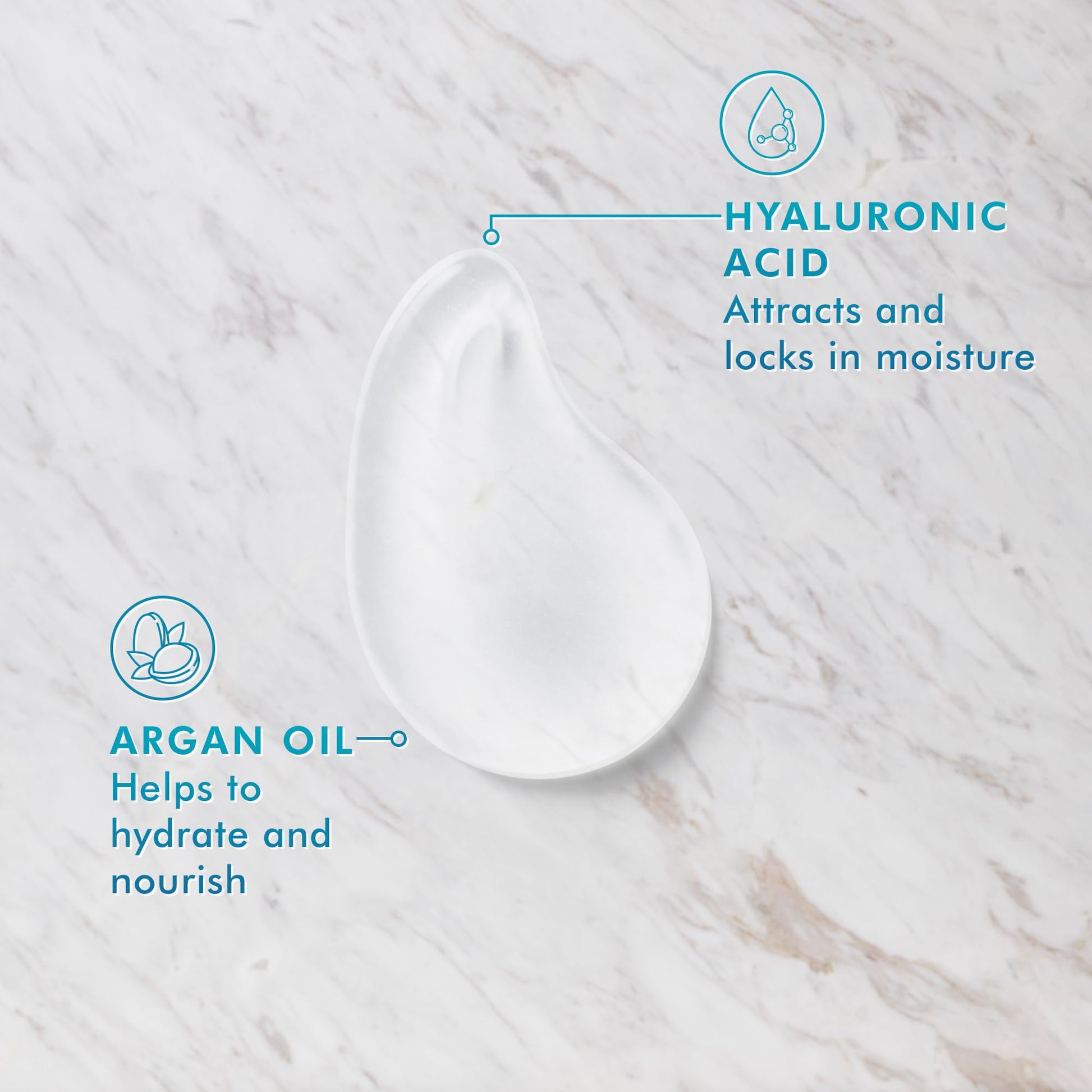 Light Gray Moroccanoil Rinse-Free Hand Cleanser with Hyaluronic Acid, 1.7 Fl. Oz (Pack of 2)