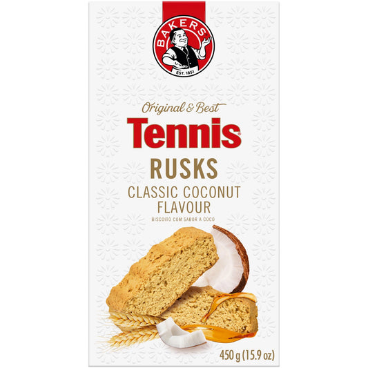 White Smoke Bakers Tennis Biscuit Rusk | 1 Pack | 450g | Coconut Flavored Rusk | Special Edition |