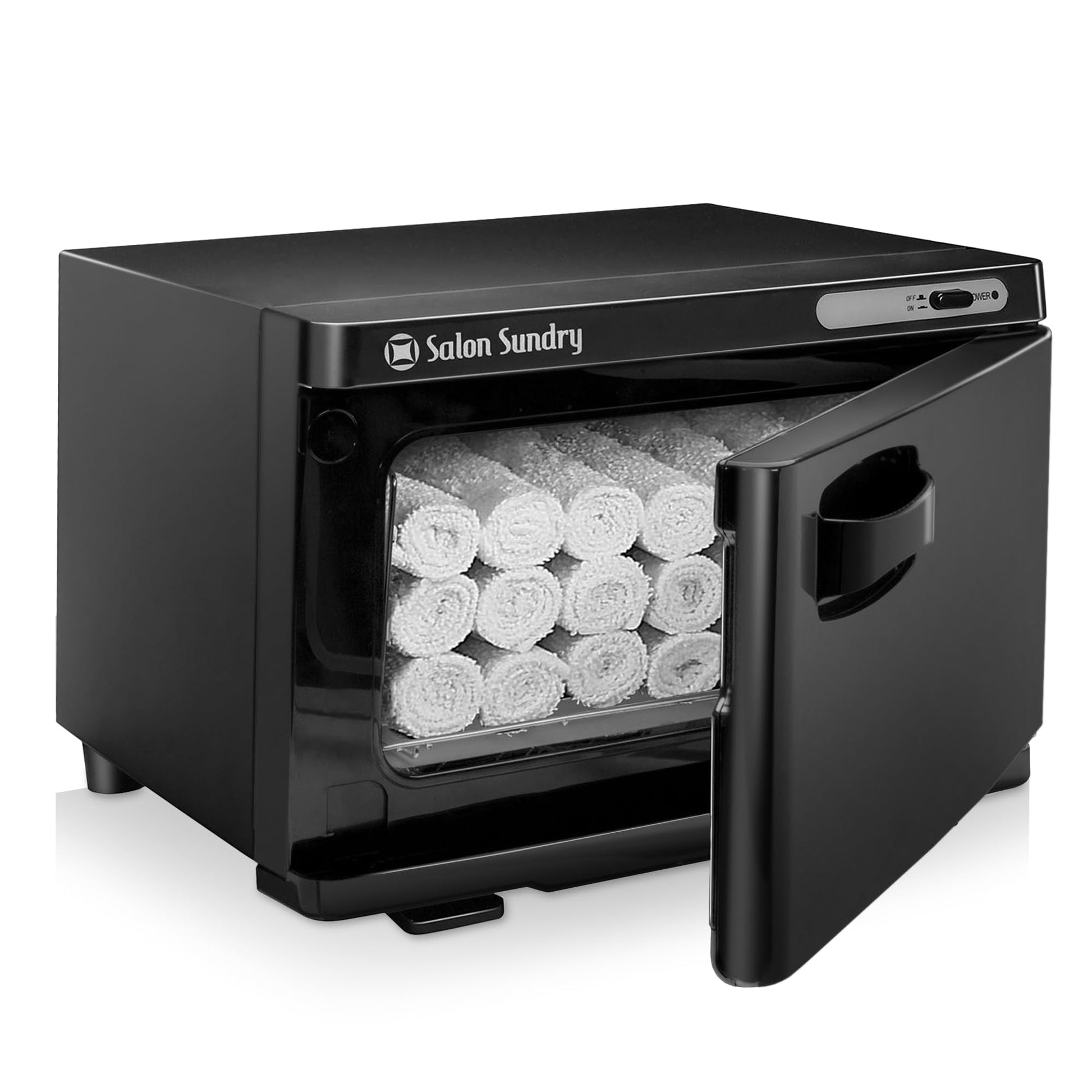 Dark Slate Gray Salon Sundry Professional Hot Towel Warmer Cabinet - Facial Spa and Salon Equipment - Black