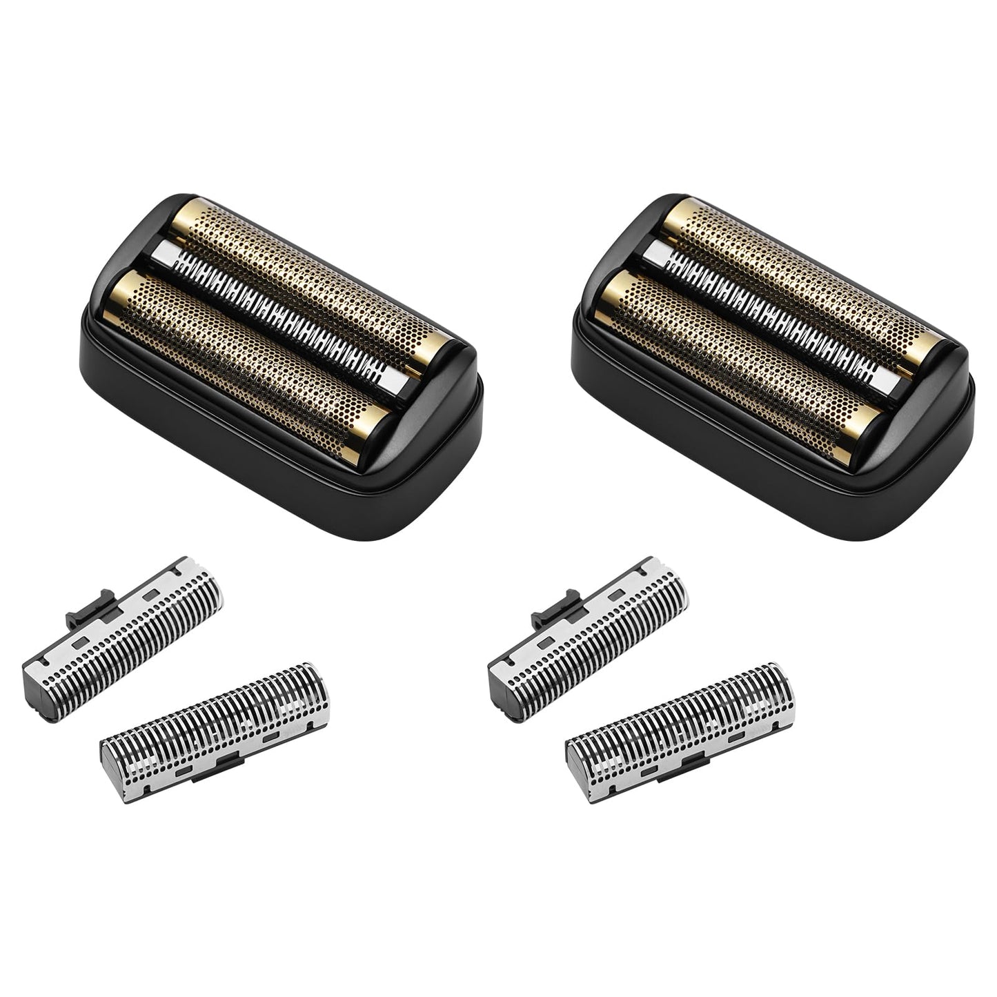 White Smoke Shaver Replacement Foil and Inner Cutters Compatible with Andis 17300 reSURGE Electric Shaver,Black (2 Pack)