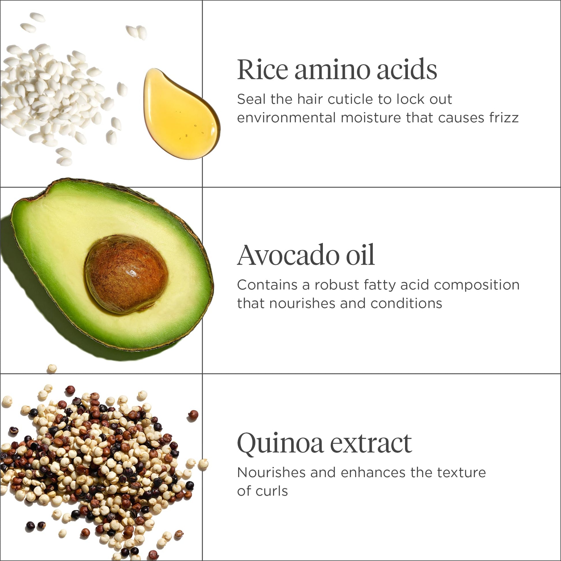 White Smoke Briogeo Curl Charisma Rice Amino + Avocado Hydrating & Defining Mask | Deeply Nourishes and Defines Curl Pattern for Wavy, Curly & Coily Hair | Silicone-Free | Vegan & Cruelty-Free | 8 fl oz