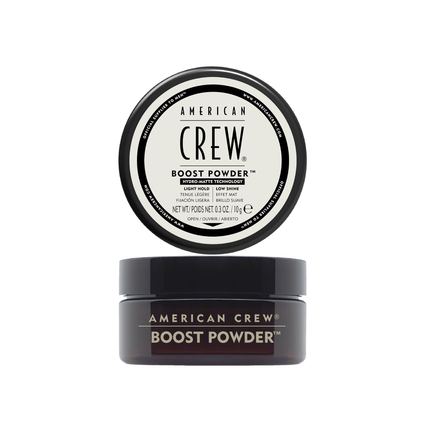 White Smoke American Crew Men's Hair Boost Powder, Provides Lift & Volume, 0.3 Oz (Pack of 1)