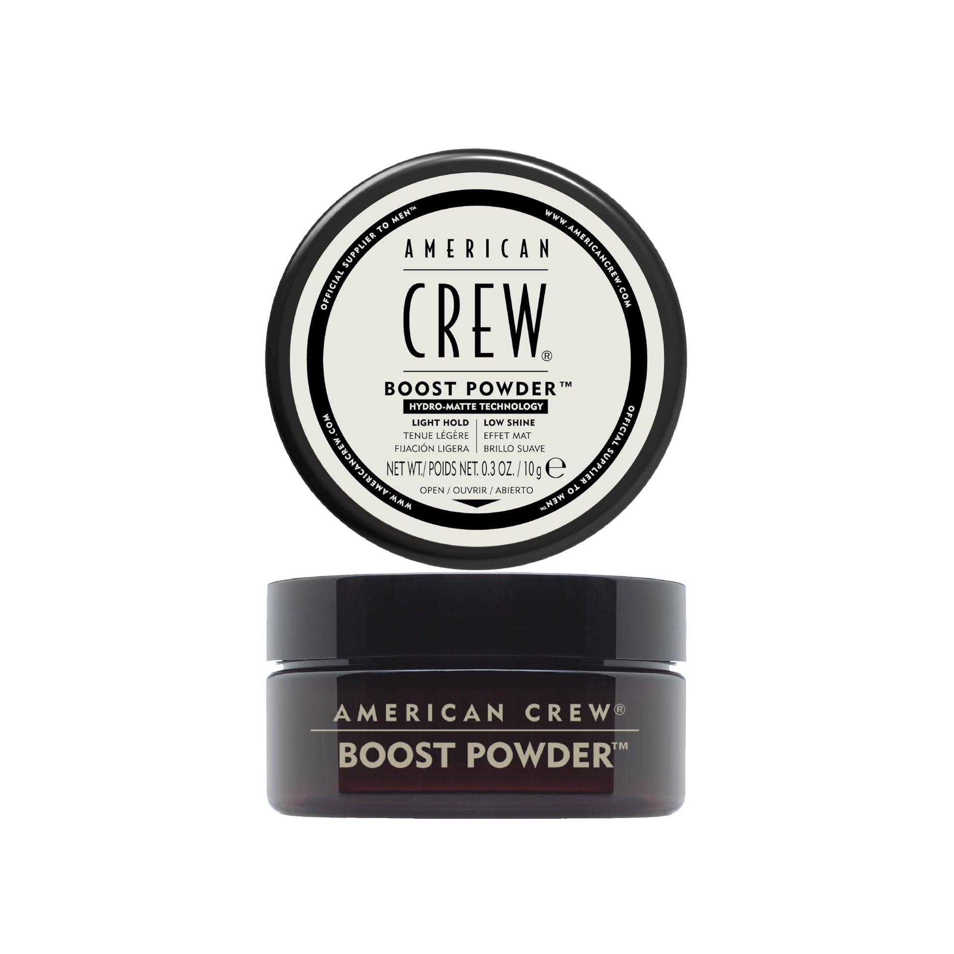 White Smoke American Crew Men's Hair Boost Powder, Provides Lift & Volume, 0.3 Oz (Pack of 1)