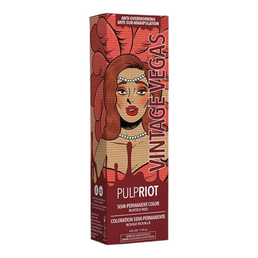 Pulp Riot - Vintage Vegas - Coloración semipermanente rojo oxidado, 118 ml