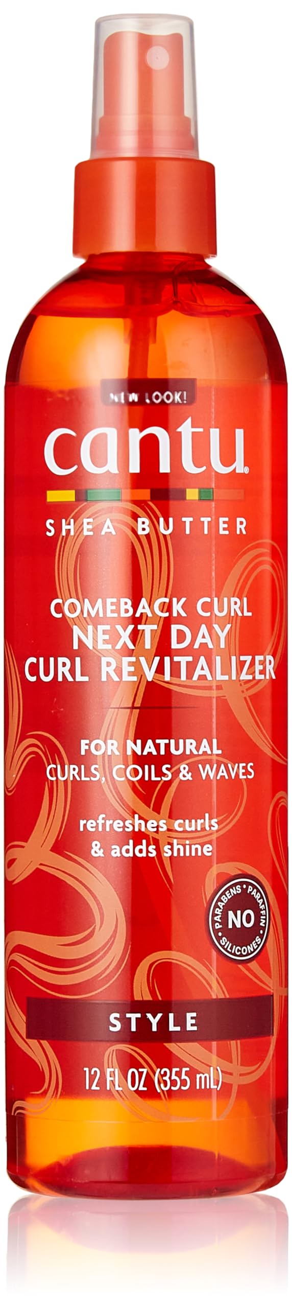 White Smoke Cantu Natural Hair Comeback Curl Revitalizer 12 Ounce Pump (354ml) (3 Pack)