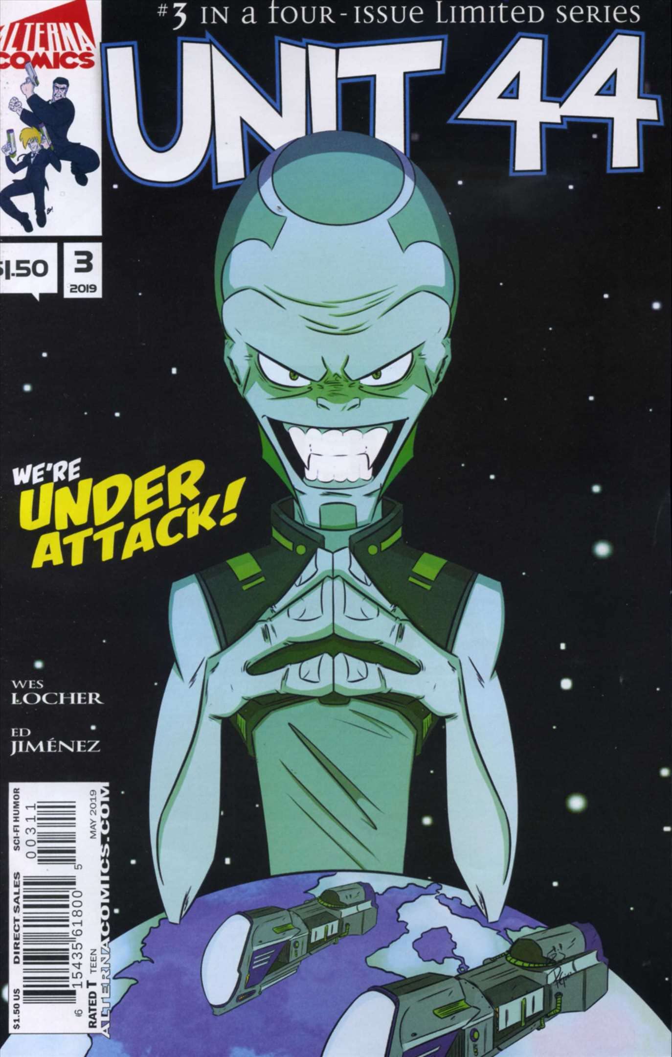 Black Unit 44 (2nd Series) #3 VF/NM ; Alterna comic book