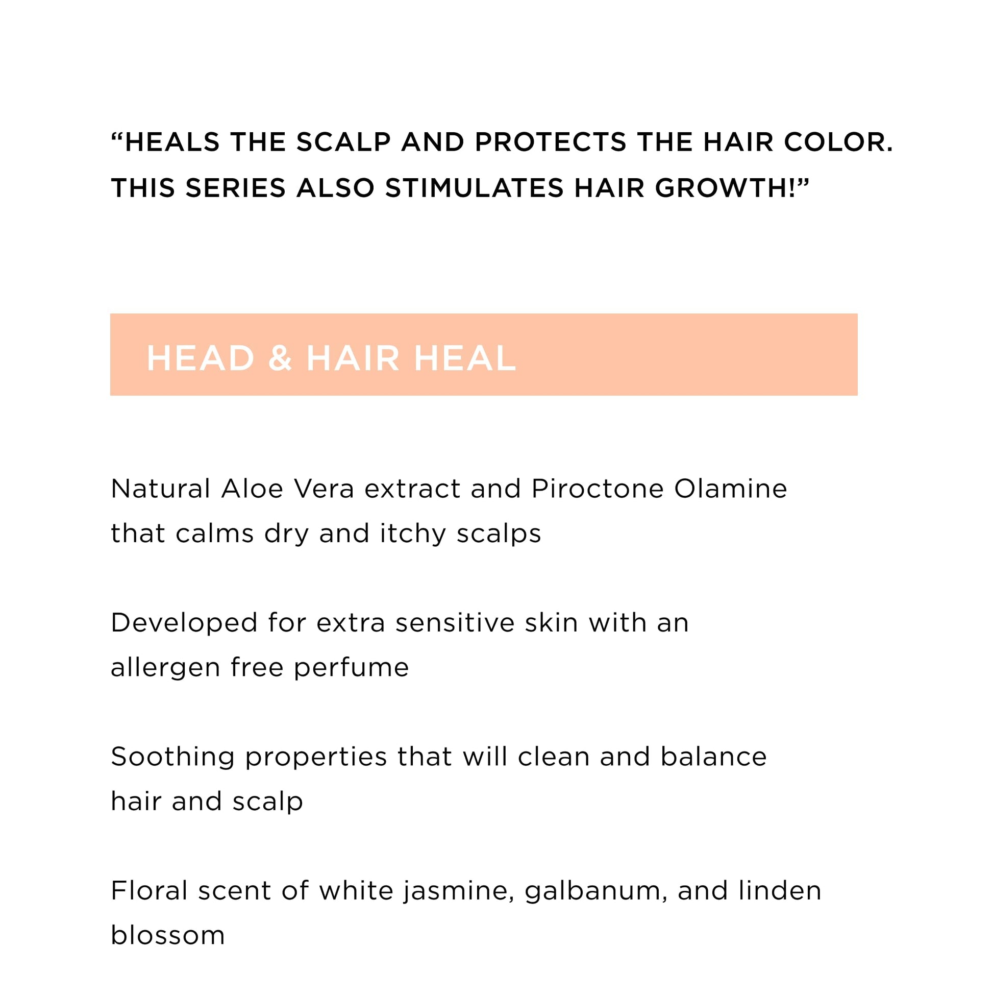 White Smoke Maria Nila Head & Hair Heal, Shampoo & Conditioner Set (2 x 16.9 Fl Oz), Soothing Aloe Vera for dry & itchy scalps, 100% Vegan & Sulfate/Paraben free