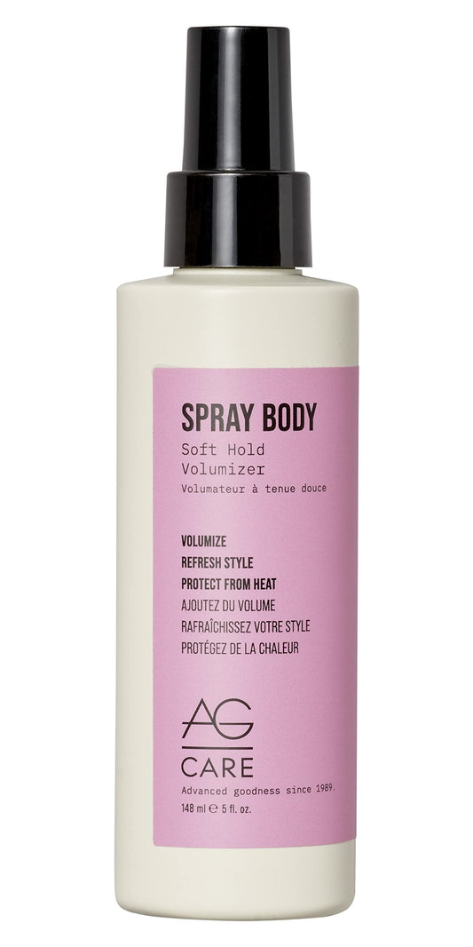 White Smoke AG Care Spray Body Soft-Hold Volumizer, Add Volume, Body and Refresh Style - Exclusive Regenerative Complex, 5 Fl Oz