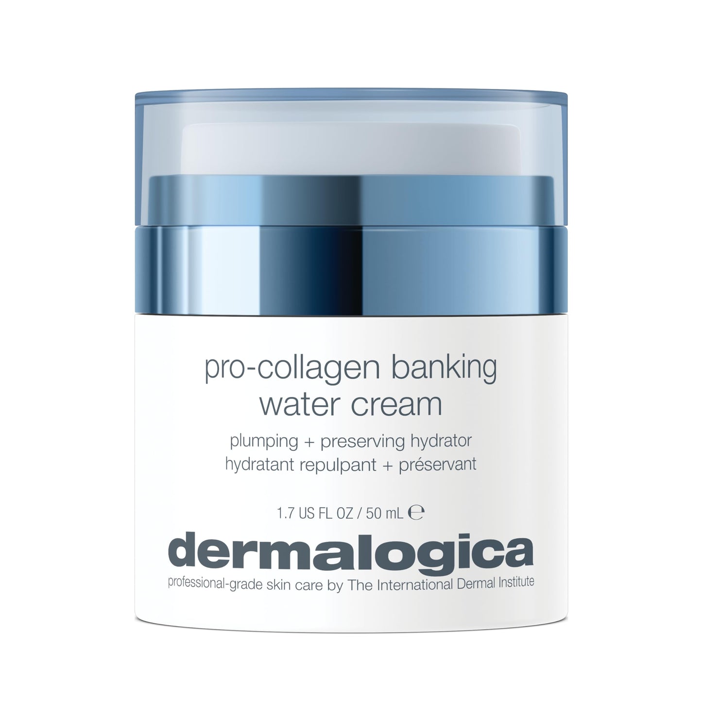 White Smoke Dermalogica Pro Collagen Banking Water Cream, Collagen Moisturizer for Face - Preserving Collagen and Elastin, Supports Skin Barrier, 1.7 fl oz