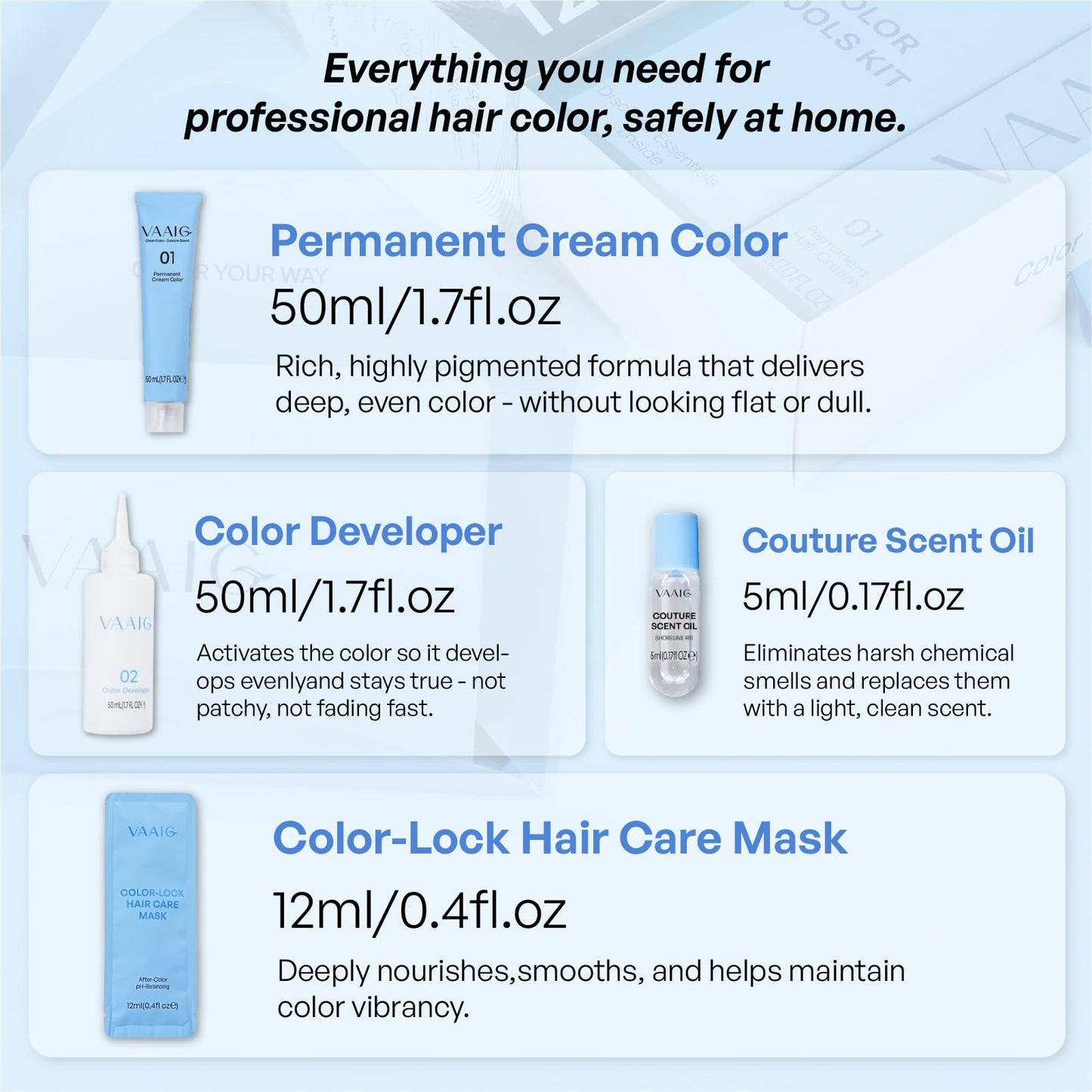Alice Blue Professional Salon Grade Hair Dye,New Plant Extract Hair Coloring Cream,100% Gray Coverage Hair Dye | Hypoallergenic | Anti-Fading,At-Home Permanent Hair Color Kits (6N Golden Hour Linen)