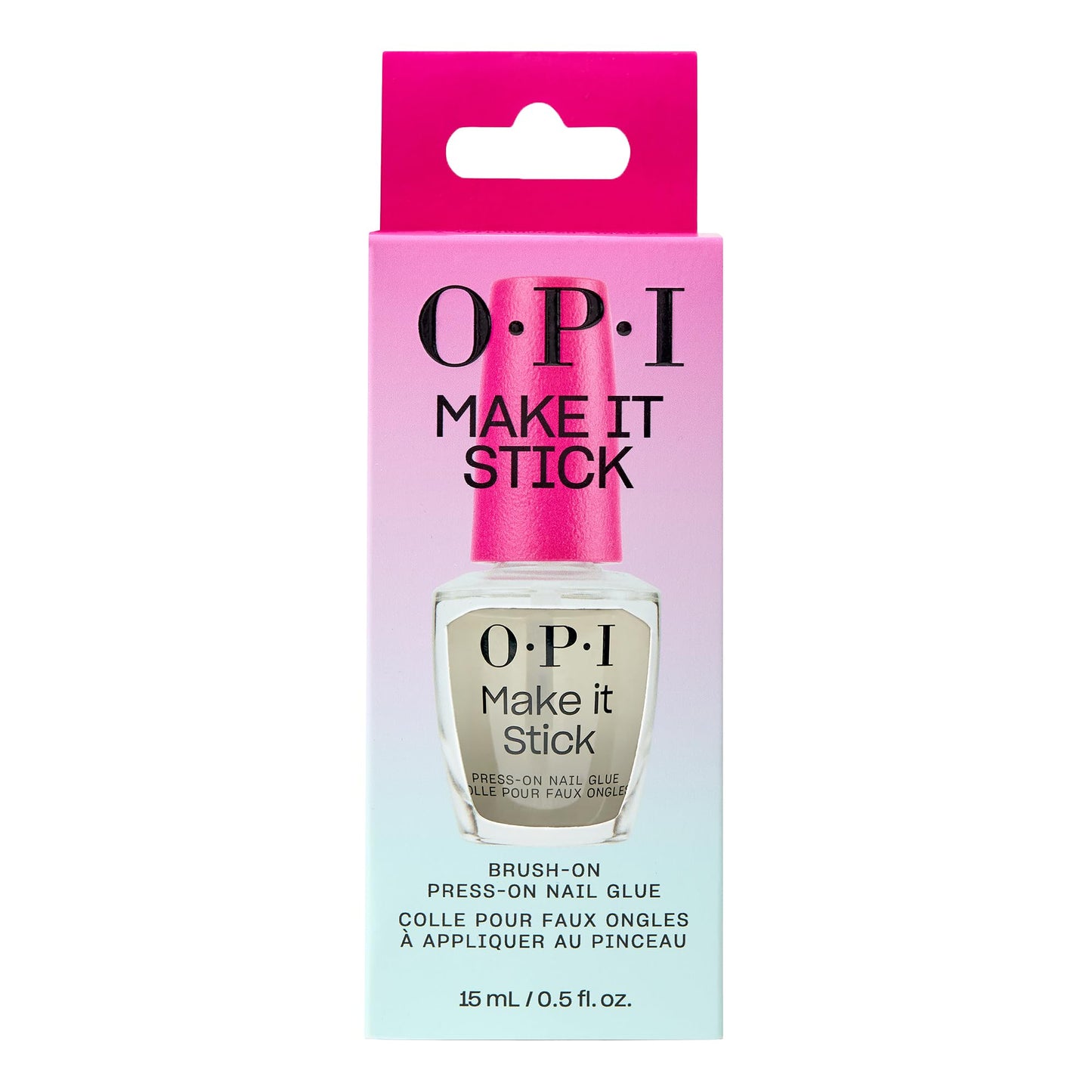 Powder Blue OPI Make It Stick Nail Adhesive Glue | 0.5 Fl Oz - 15 mL