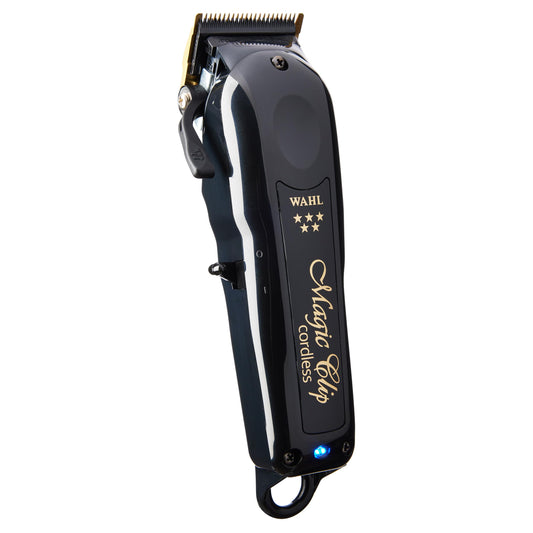 White Smoke Wahl Professional 5 Star Series Magic Clip Cordless Hair Clipper, Stagger-Tooth Blade Professional Hair Trimmer with Attachments, 100+ Minute Run Time