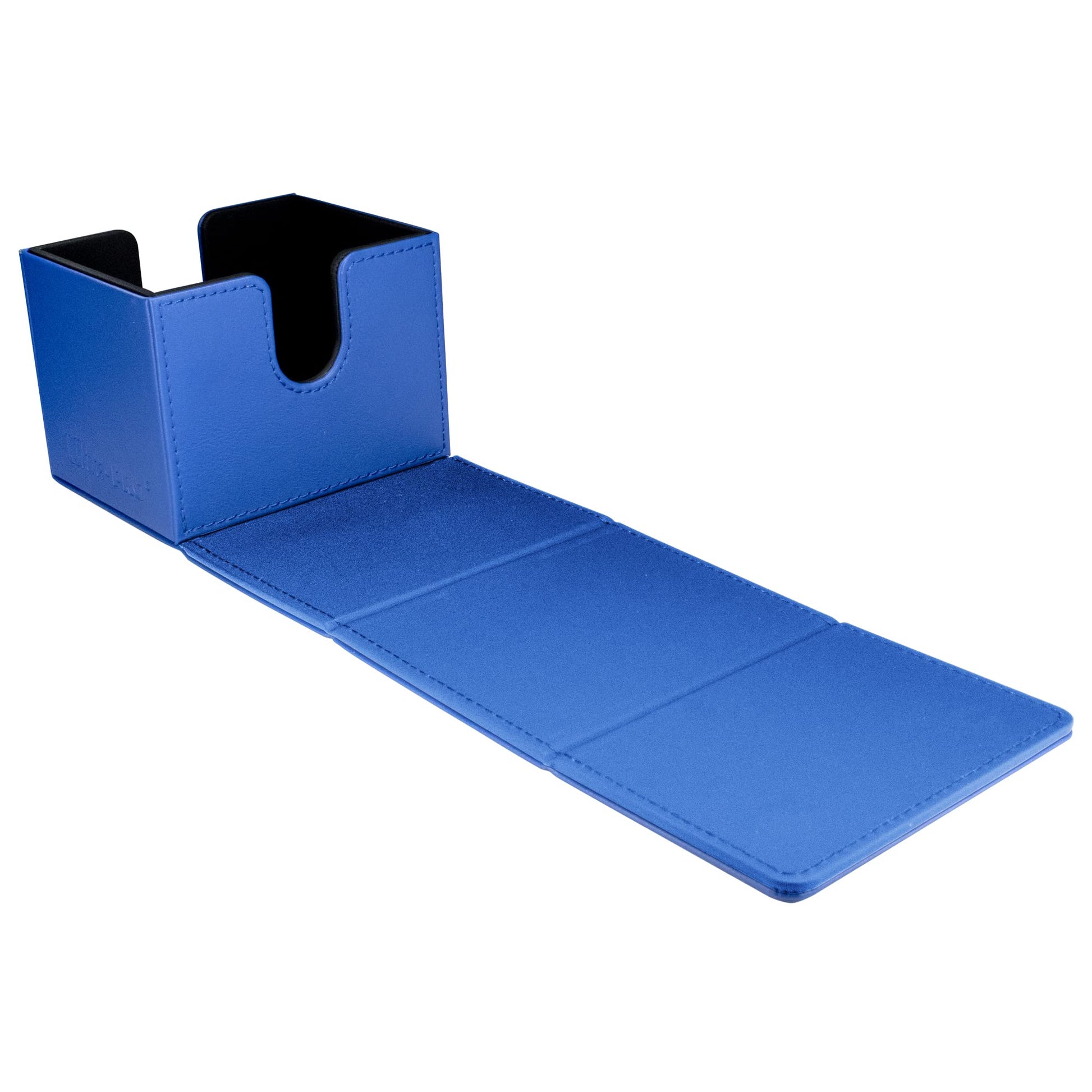 White Smoke Ultra Pro - Vivid Alcove Edge Deck Box (Blue) - Stores & Protects Up To 100 Standard Size Collectible, Baseball, Gaming, Sports or Any Standard Size Cards In Your Collection