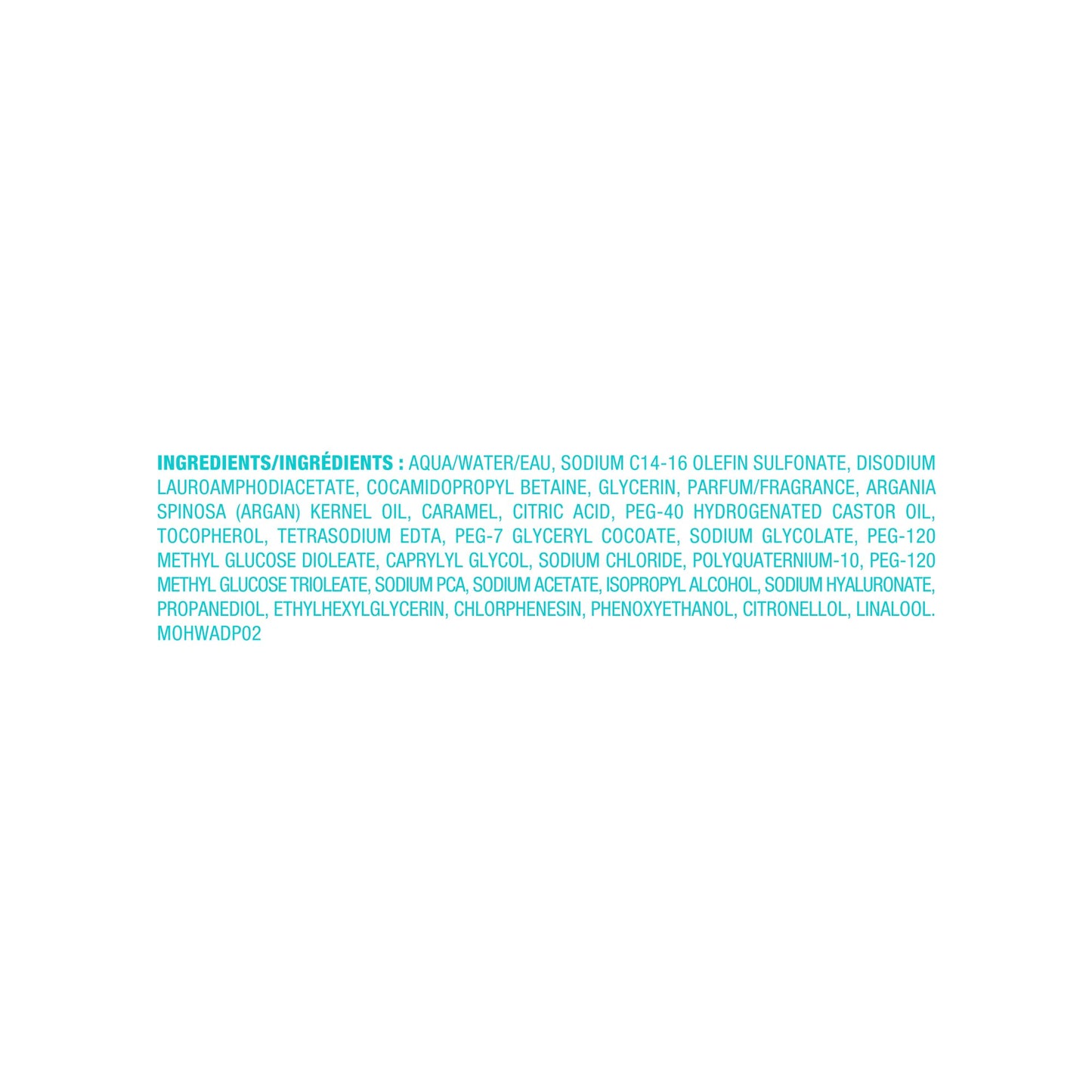 Light Cyan Moroccanoil Hand Wash, Ambiance de Plage, 12.2 Fl. Oz.