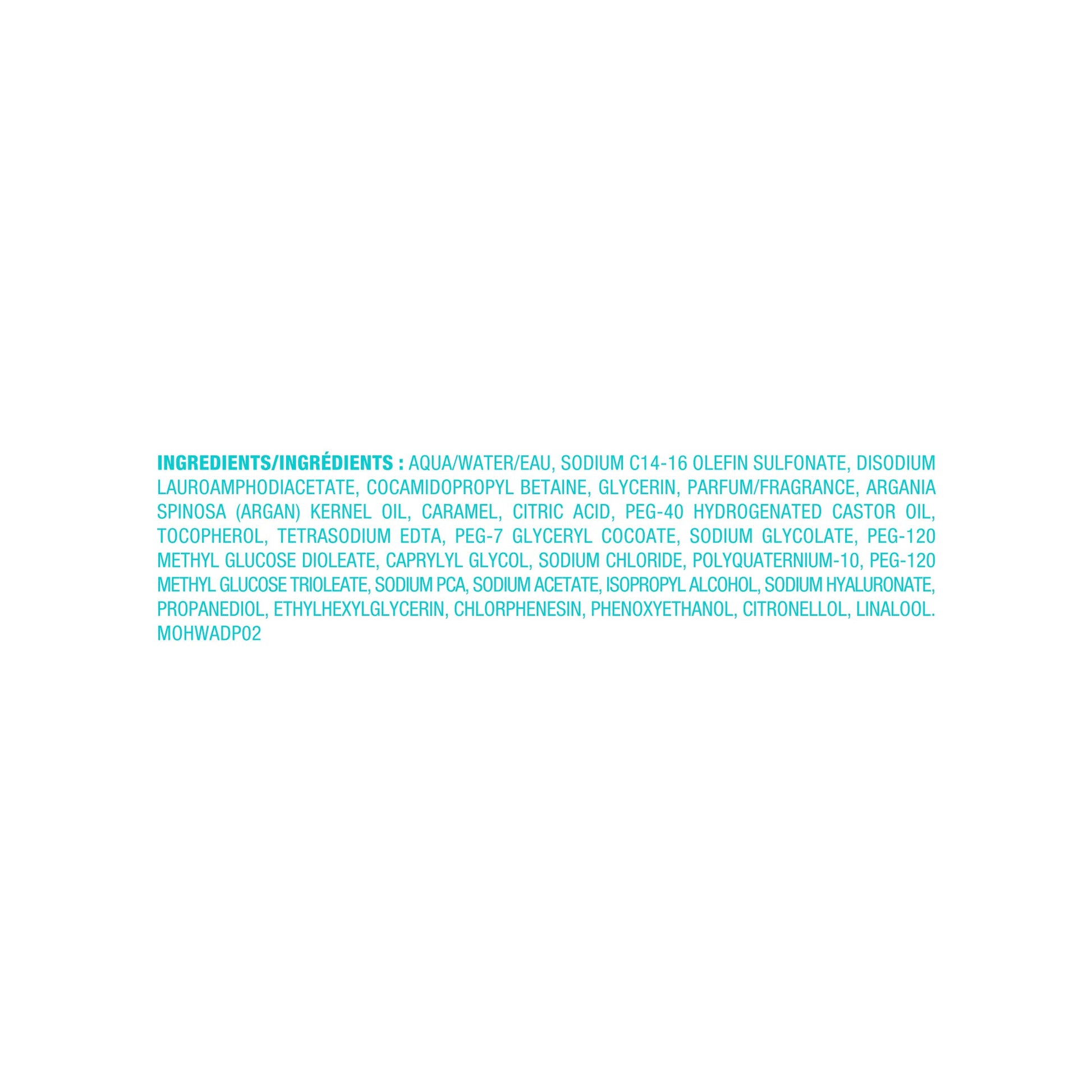Light Cyan Moroccanoil Hand Wash, Ambiance de Plage, 12.2 Fl. Oz.