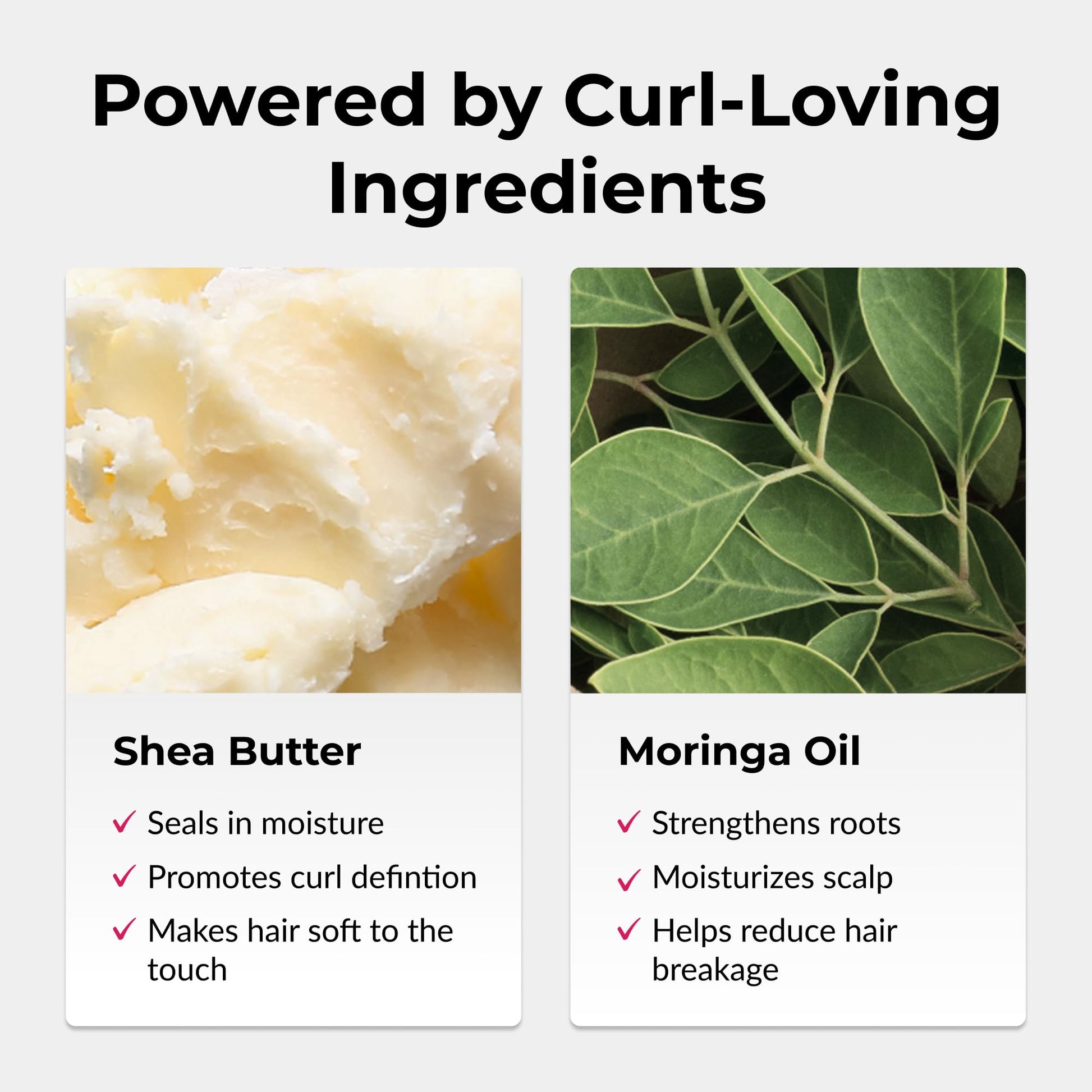 White Smoke Love Ur Curls - Shampoo & Conditioner Set with All in One Curl Cream Styler for Curly Hair, 3 Step System for Repair and Moisturizing