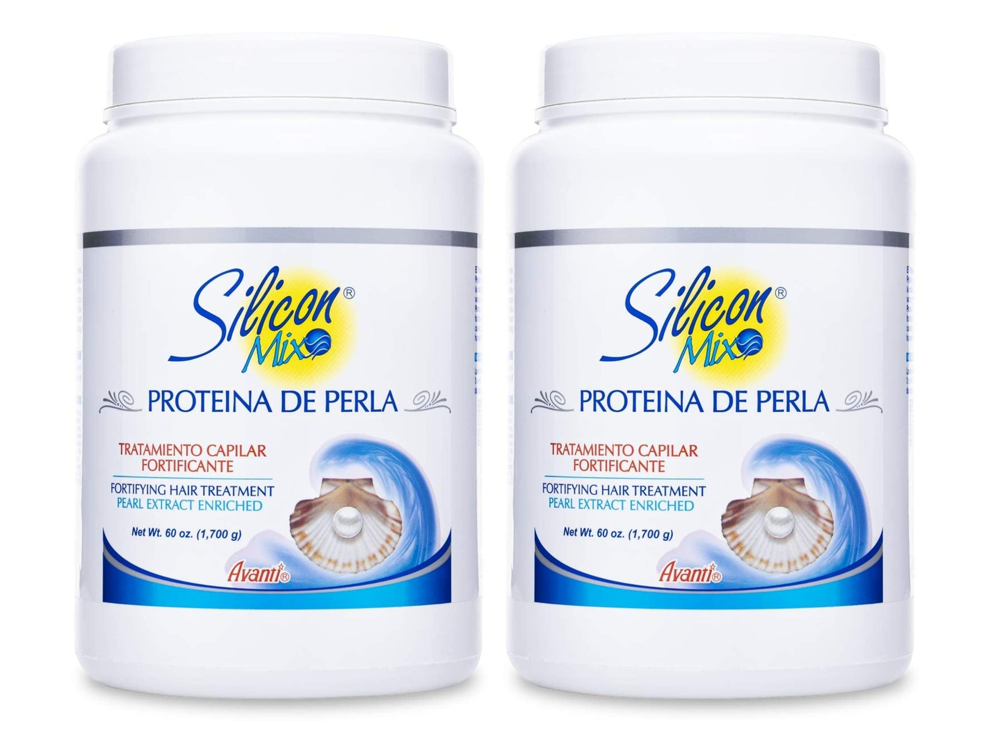 White Smoke Silicon Mix Protieina De Perla Hair Treatment 60oz "Pack of 2"