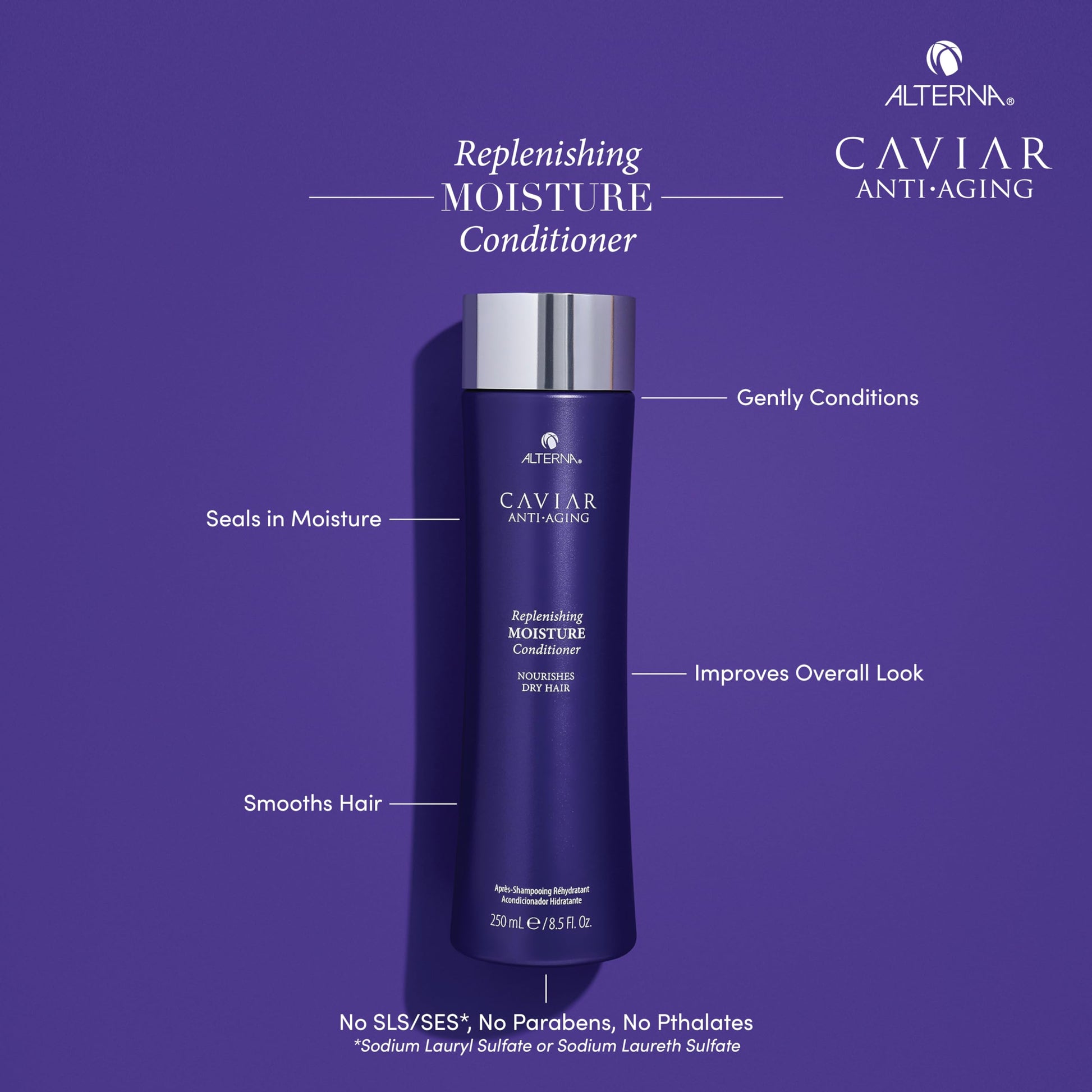 Dark Slate Blue Alterna Caviar Anti-Aging Replenishing Moisture Conditioner, 16.5 Fl. Oz.