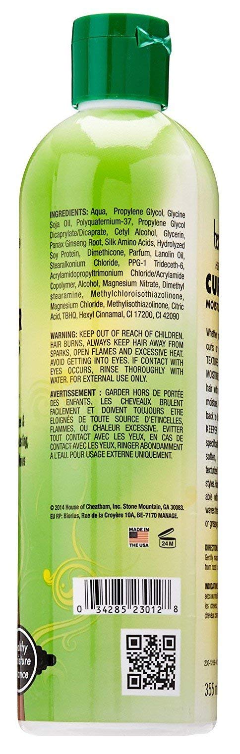 White Smoke Africas Best Orig Texture My Way Curl Keeper Lotion 12 Ounce (354ml)