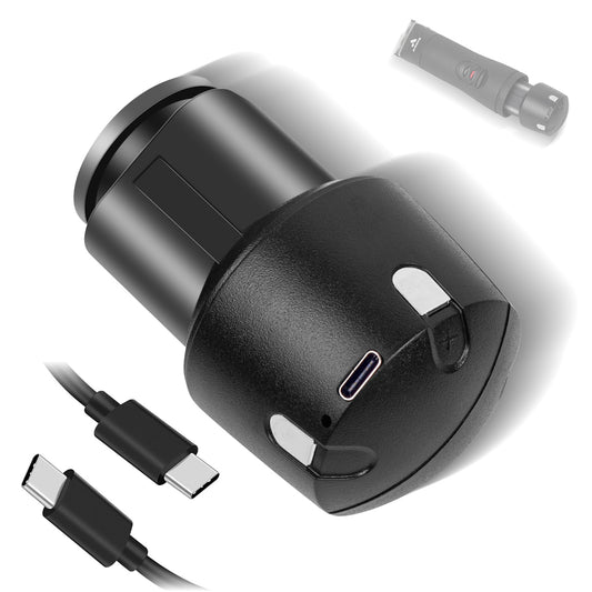 White Smoke CBQ BGR Battery Replacement for Andis PowerGroom AGR, BGR Clippers with Type-C-Type-C Charging Cable Compatible with AGR+, BGR+, AGRV, BGRV, Super AGR Plus Cordless Clippers (2300mAh NiMH)