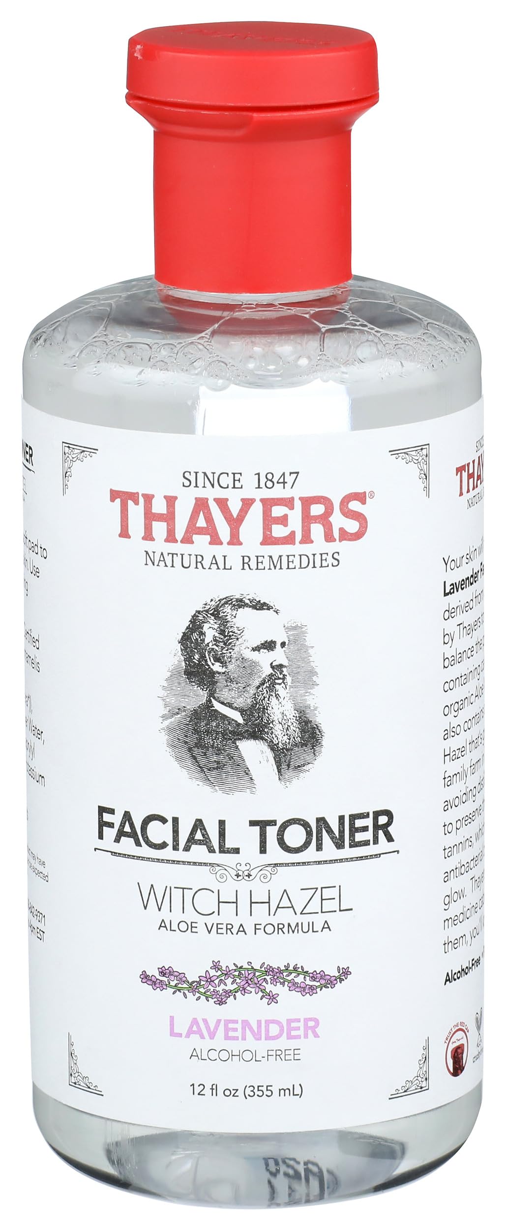 White Smoke THAYERS Lavender Witch Hazel Toner, 12 FZ