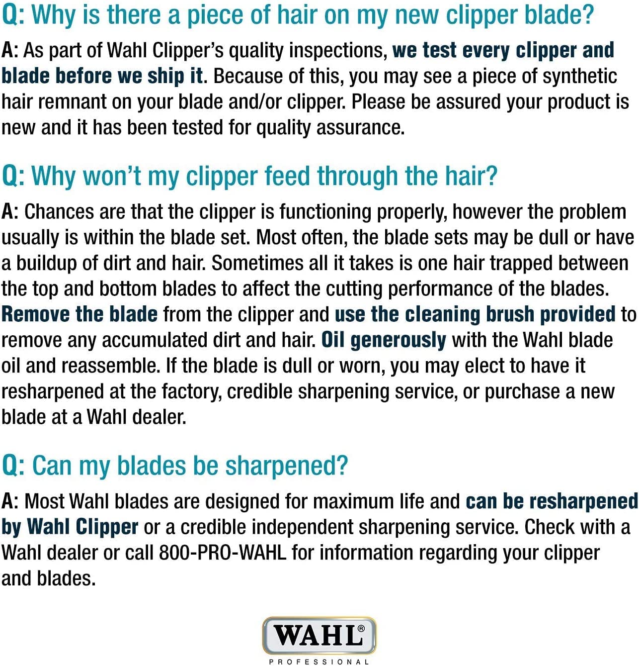 White Smoke Wahl Professional Animal 5-in-1 Pro Adjustable Clipper Blade - for Arco, 5 Style Groom, Bravura, Chromado, Creativa, Figura & Motion Clippers - Replacement Blades - Silver