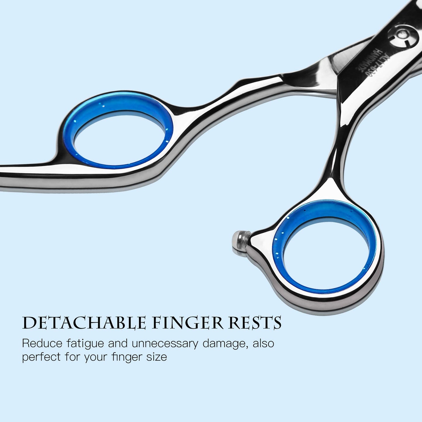 Lavender Hair Cutting Scissors Thinning Shears Kit ULG Professional Barber Hairdressing Texturizing Salon Razor Edge Scissor Japanese Stainless Steel 6.5 inch