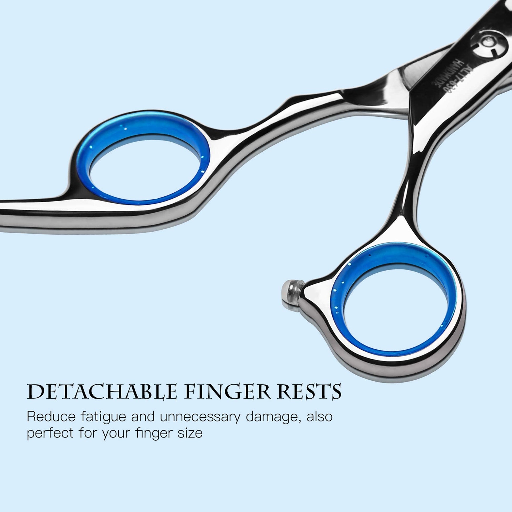Lavender Hair Cutting Scissors Thinning Shears Kit ULG Professional Barber Hairdressing Texturizing Salon Razor Edge Scissor Japanese Stainless Steel 6.5 inch